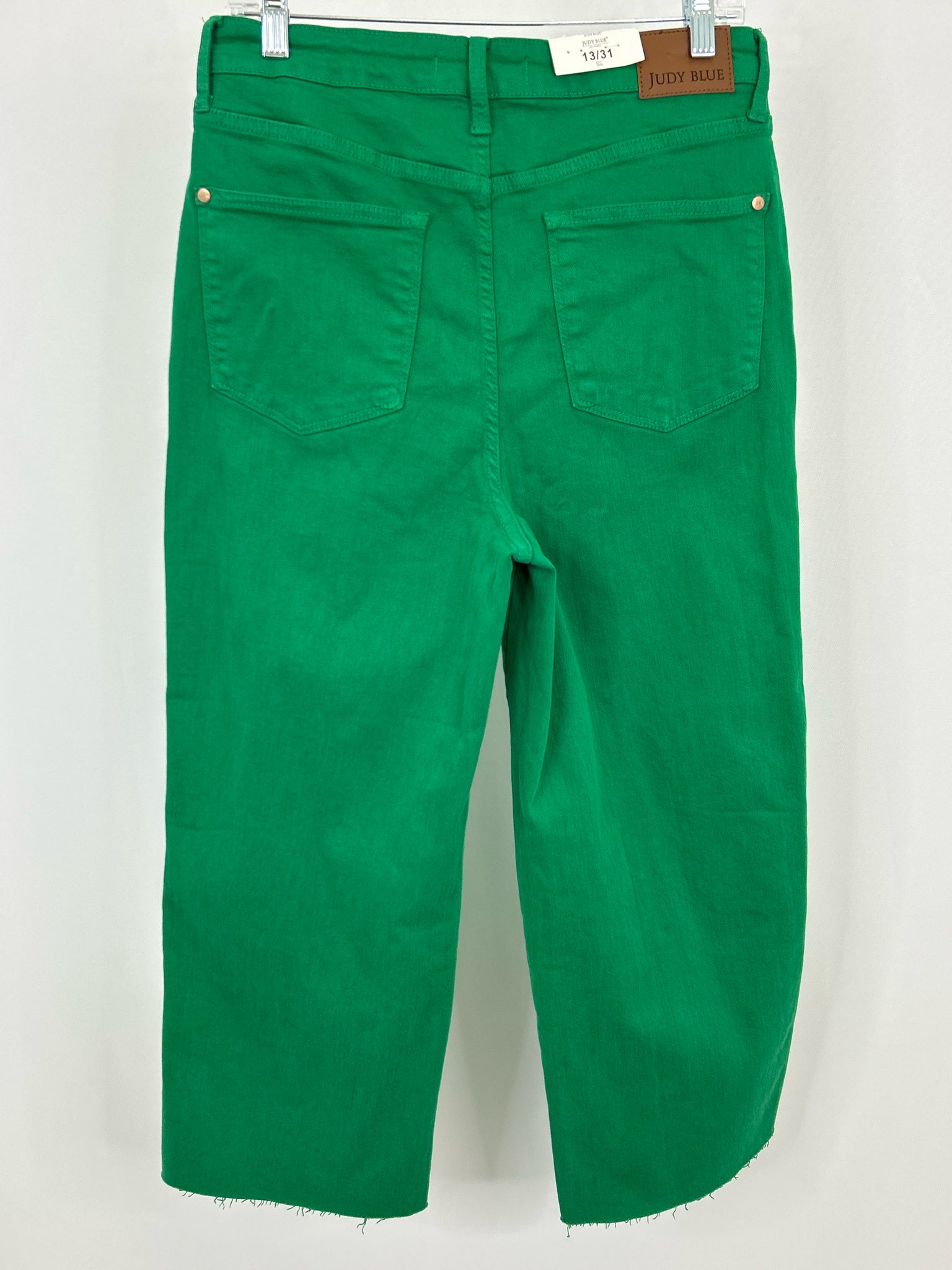 JUDY BLUE Size 13/31 Green Women jeans