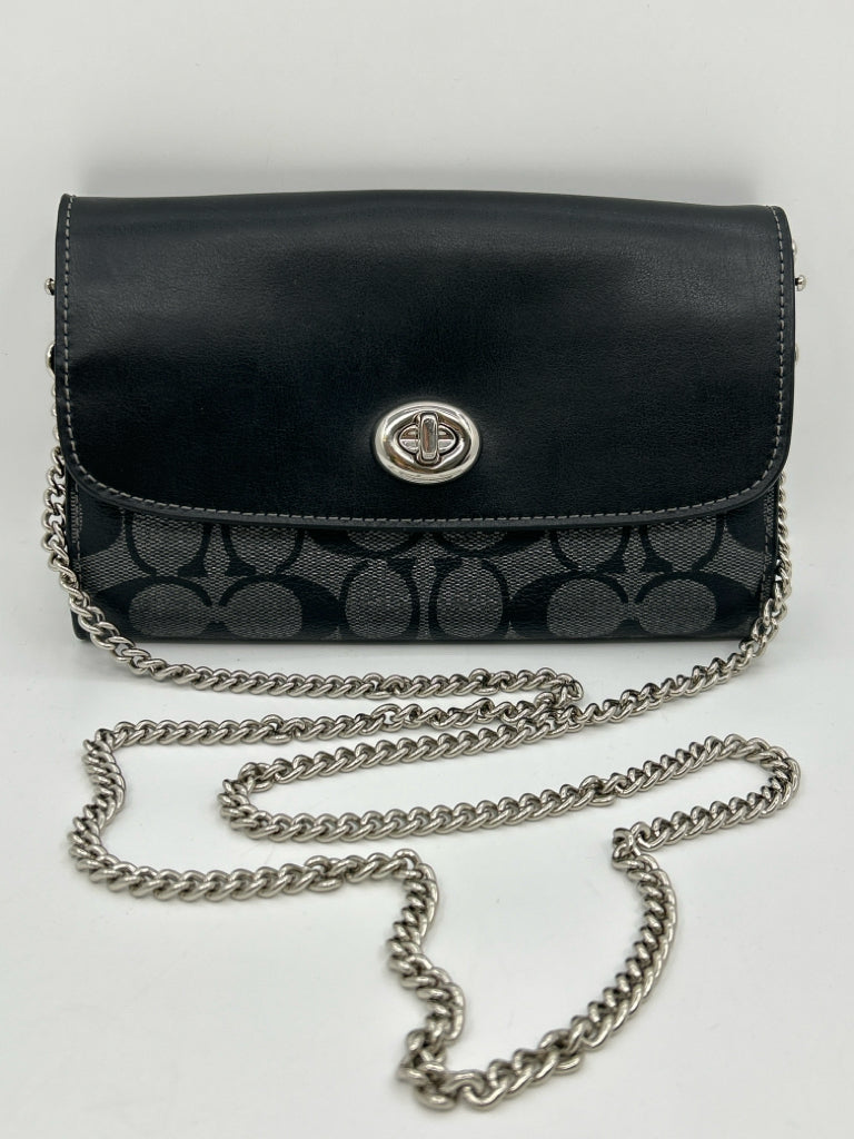 COACH black and grey Purse