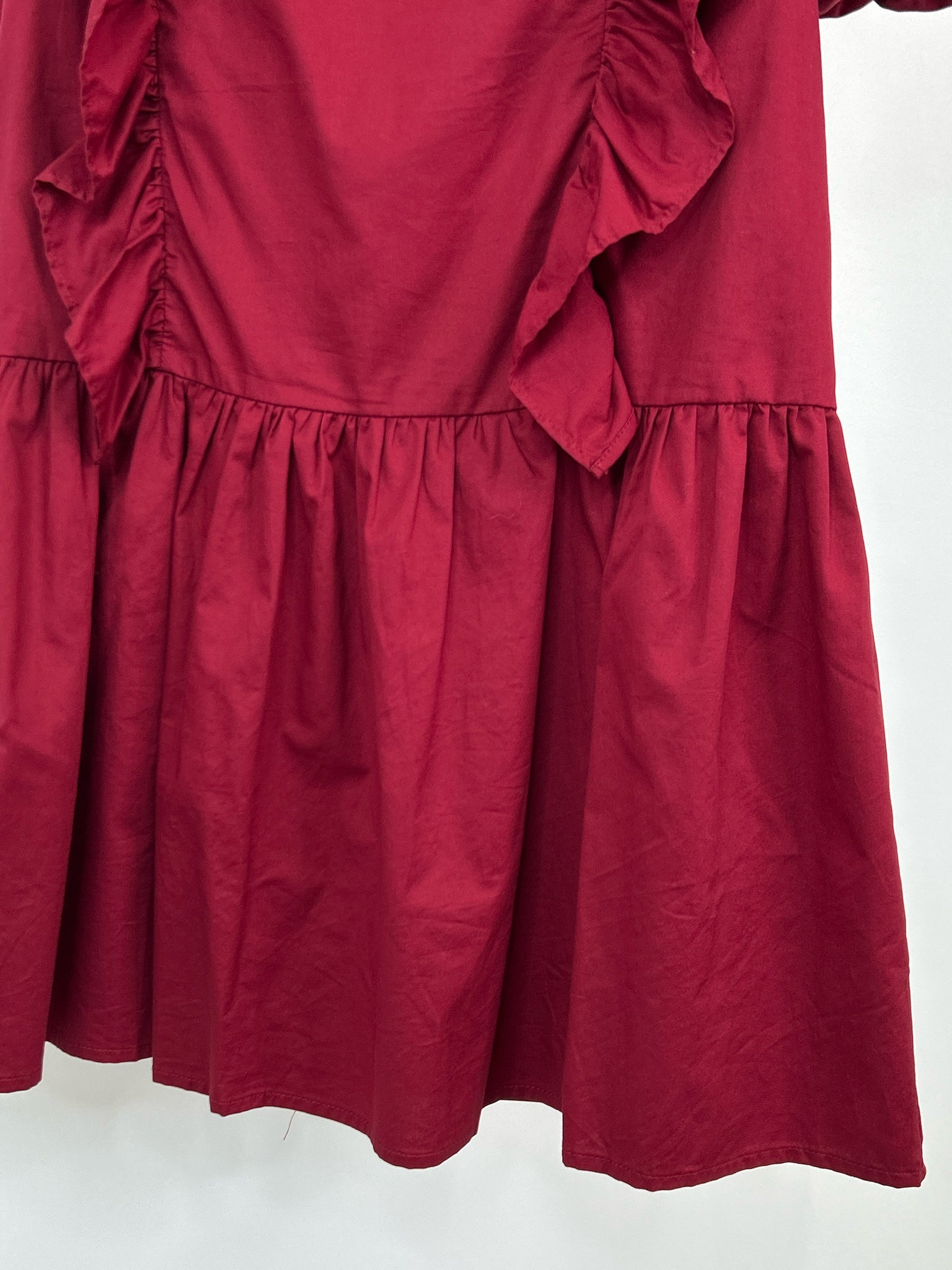TCEC Size M DARK RED Women Dress