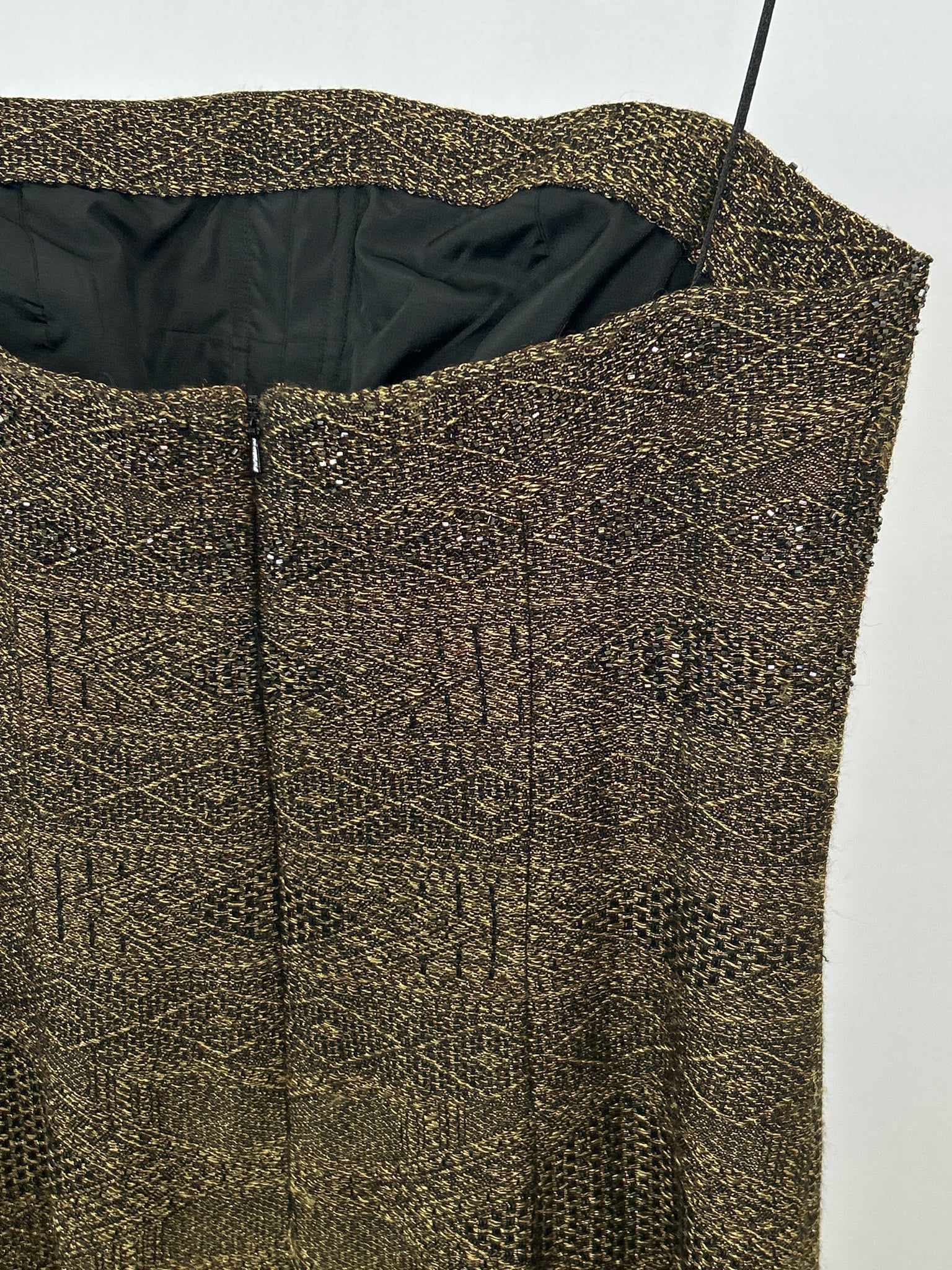 CARMEN MARC VALVO Size 10 Gold Women 2-Piece w/dress