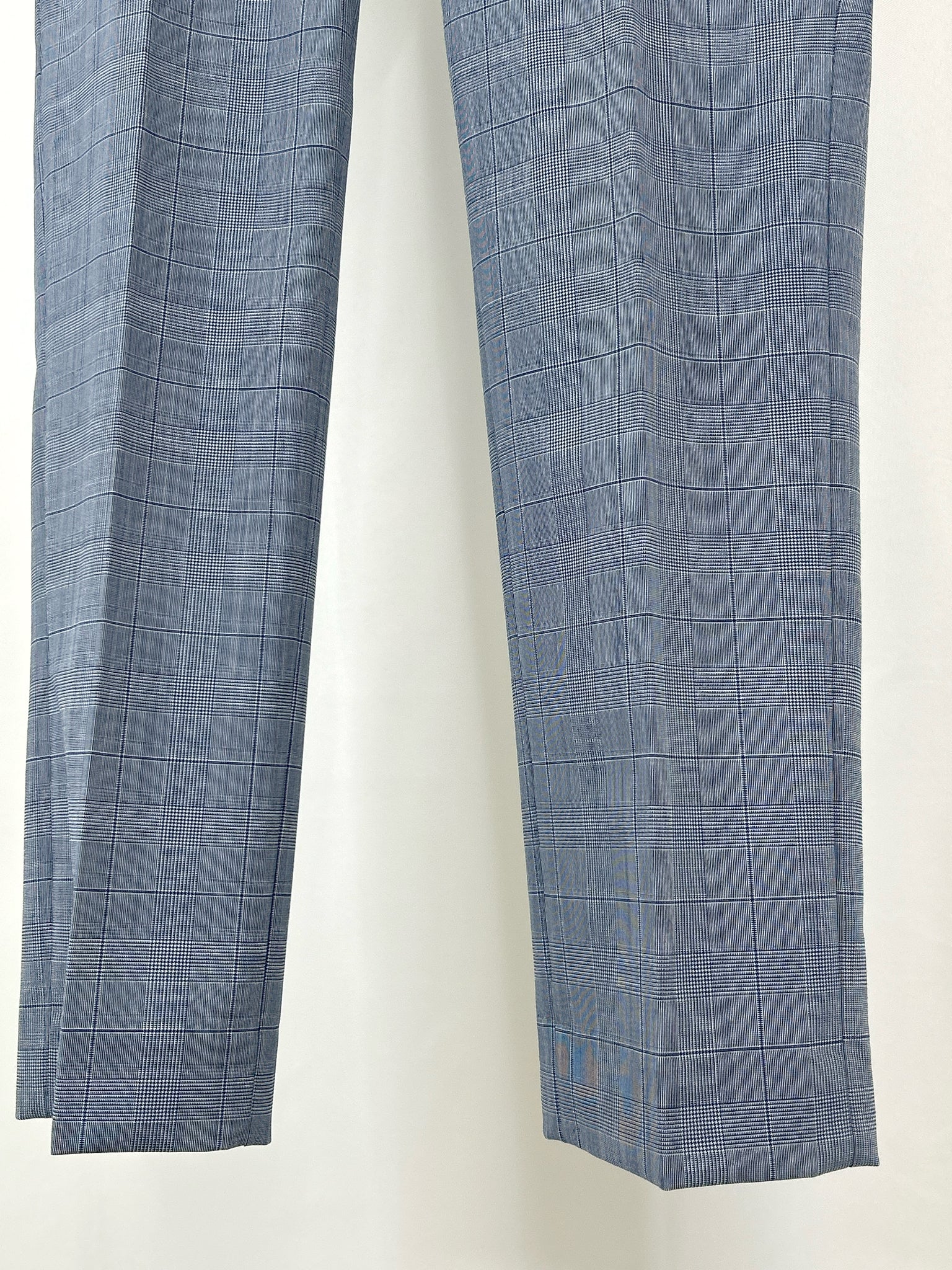 BANANA REPUBLIC NWT Size 6 Blue Plaid Women Pants