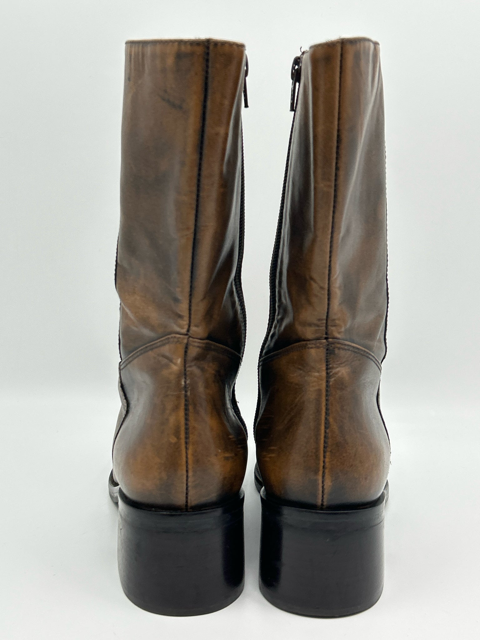 MARKON Size 9M Brown Women Booties