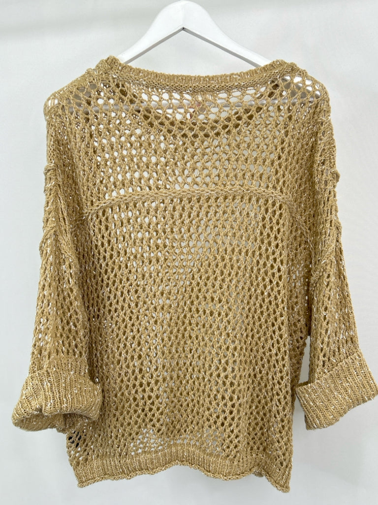 POL Women Size S BEIGE AND WHITE Sweater