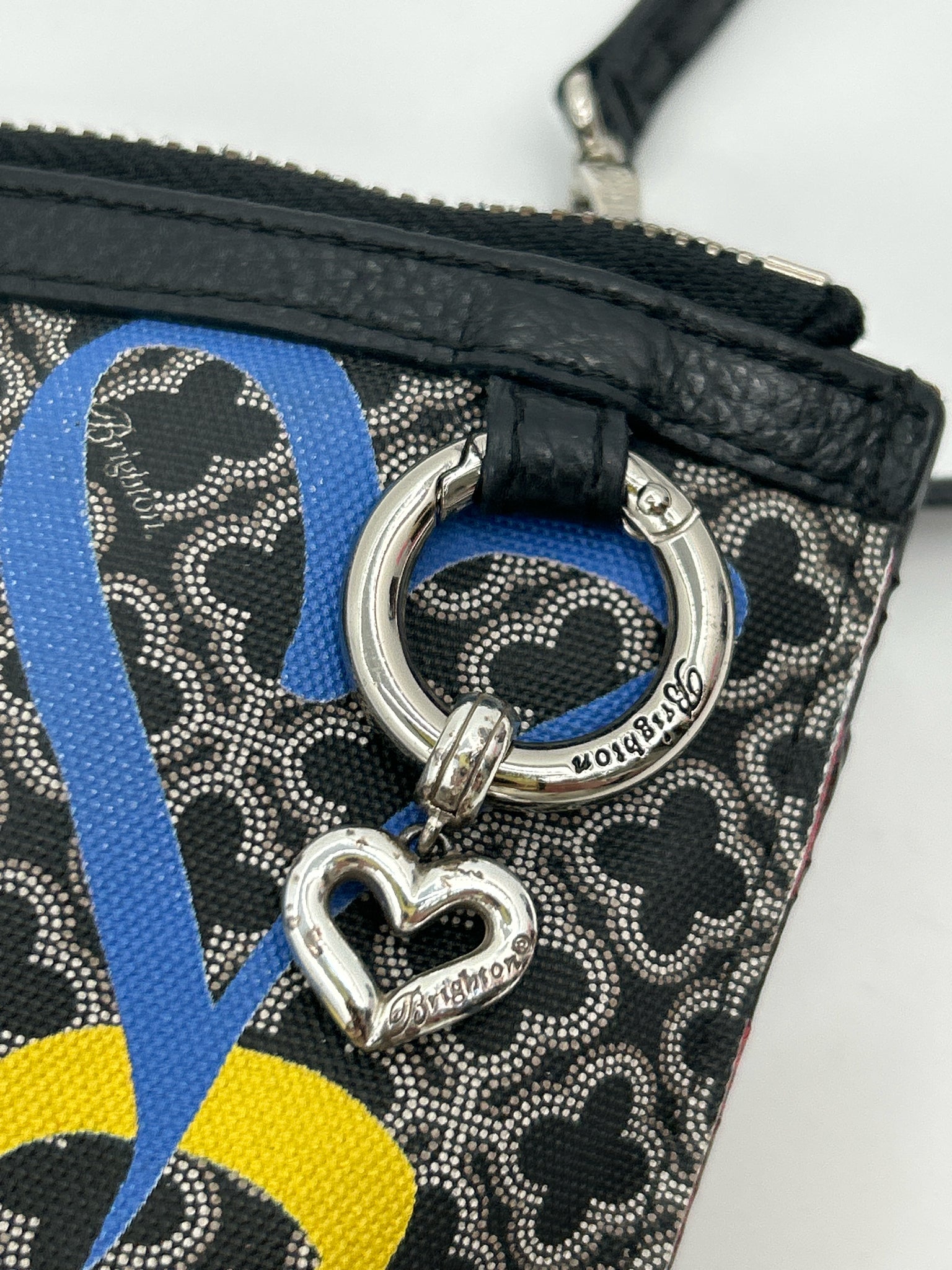 BRIGHTON Black Print Women Purse