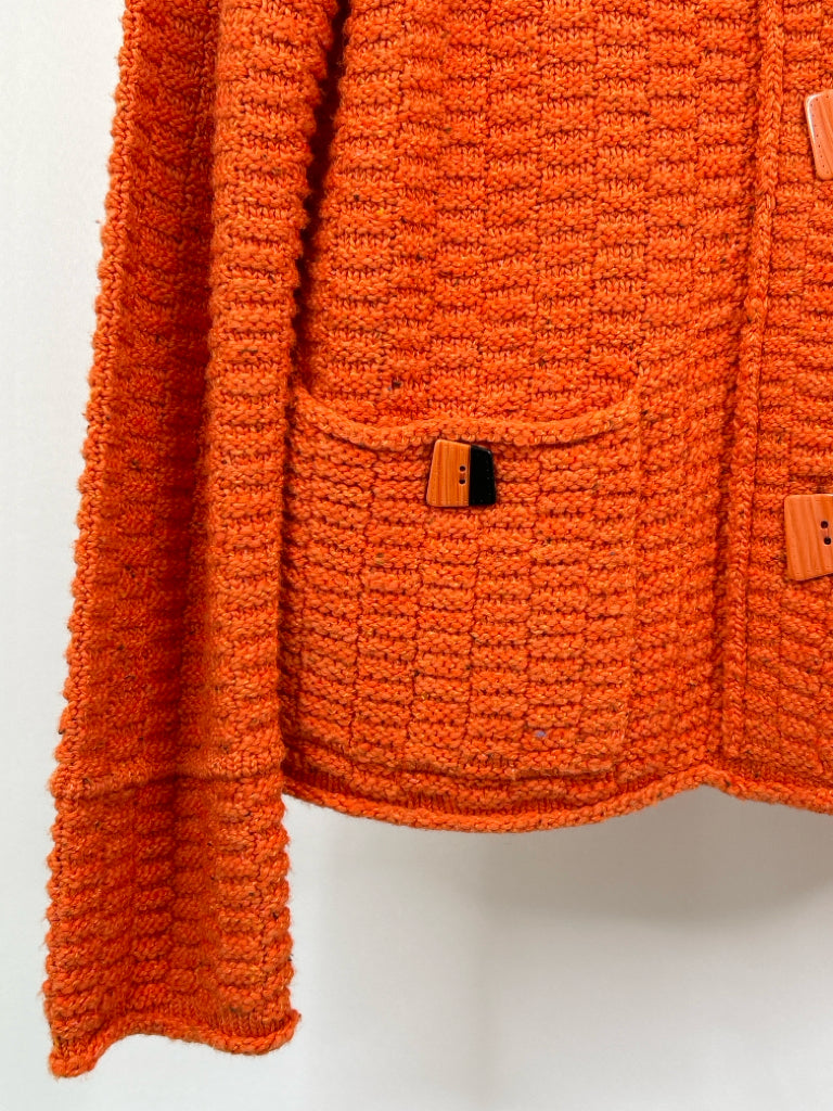 HABITAT Women Size S Orange Cardigan