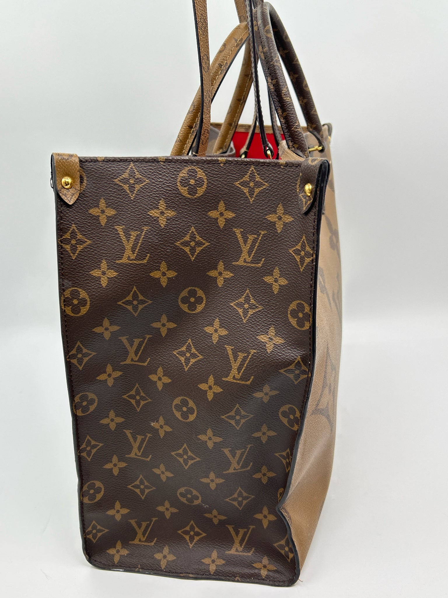 LOUIS VUITTON BROWN MONOGRAM Women Tote