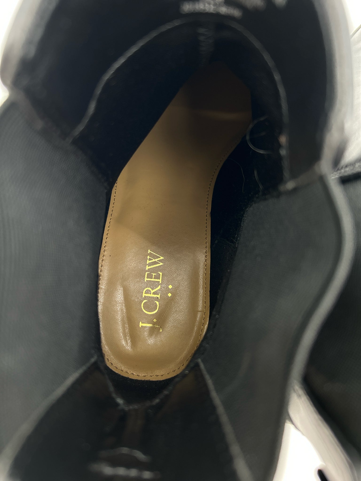 J CREW Size 9.5 Black Women Booties