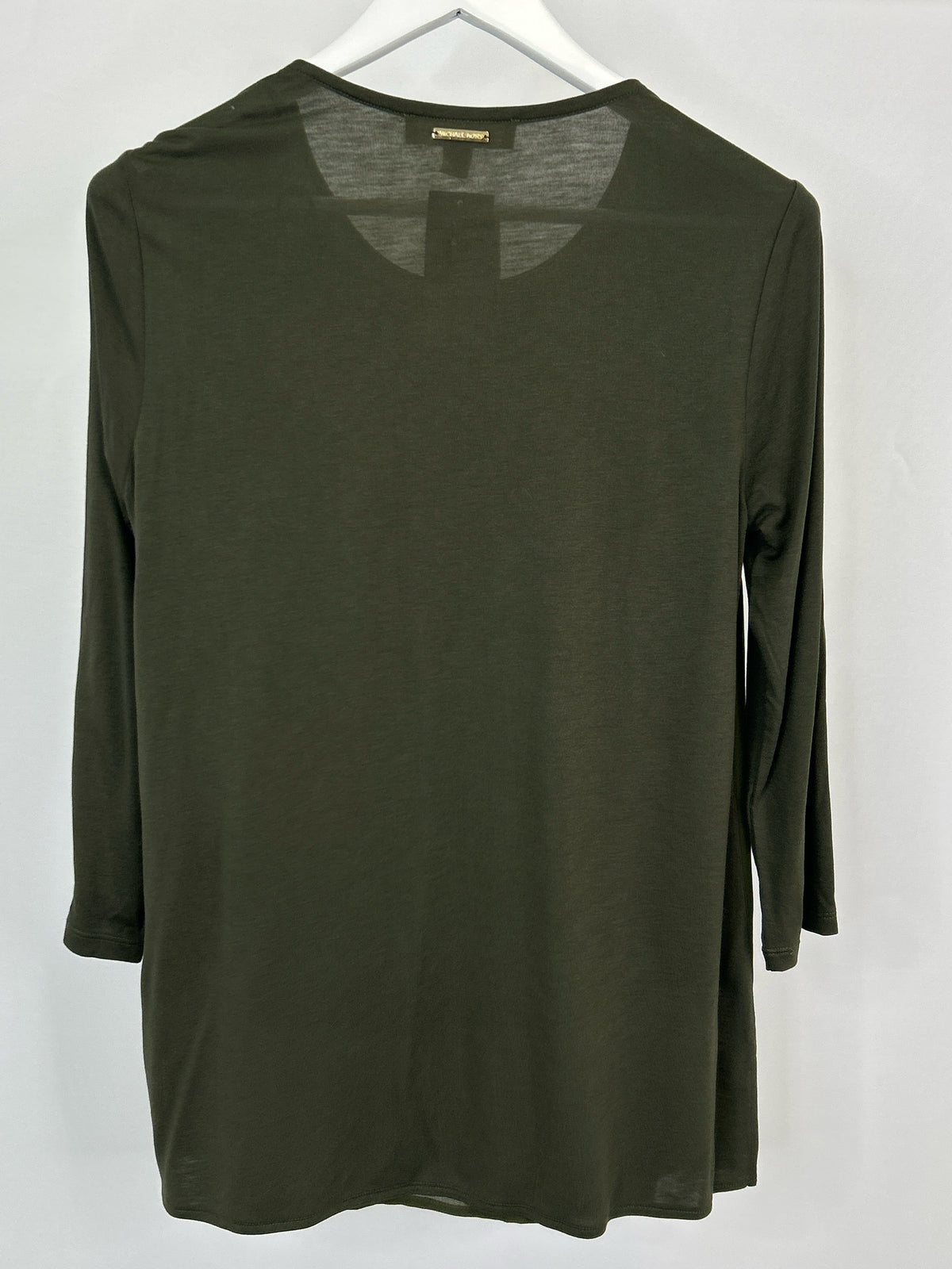 CHICO'S Size S White and Terracotta Women Top