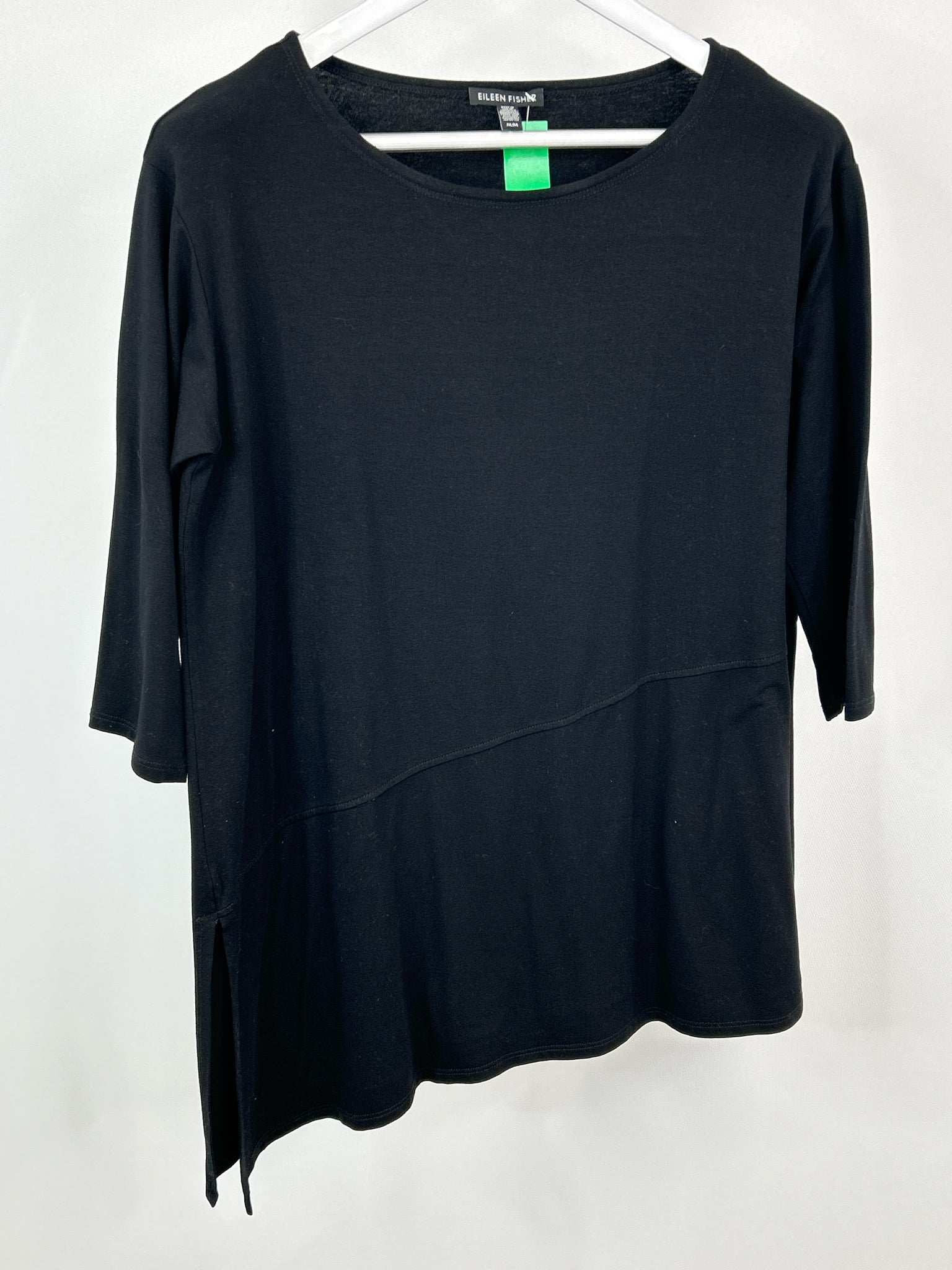 EILEEN FISHER Size M Black Women Tunic