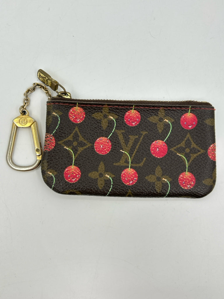 LOUIS VUITTON BROWN MONOGRAM Coin Purse Key Chain