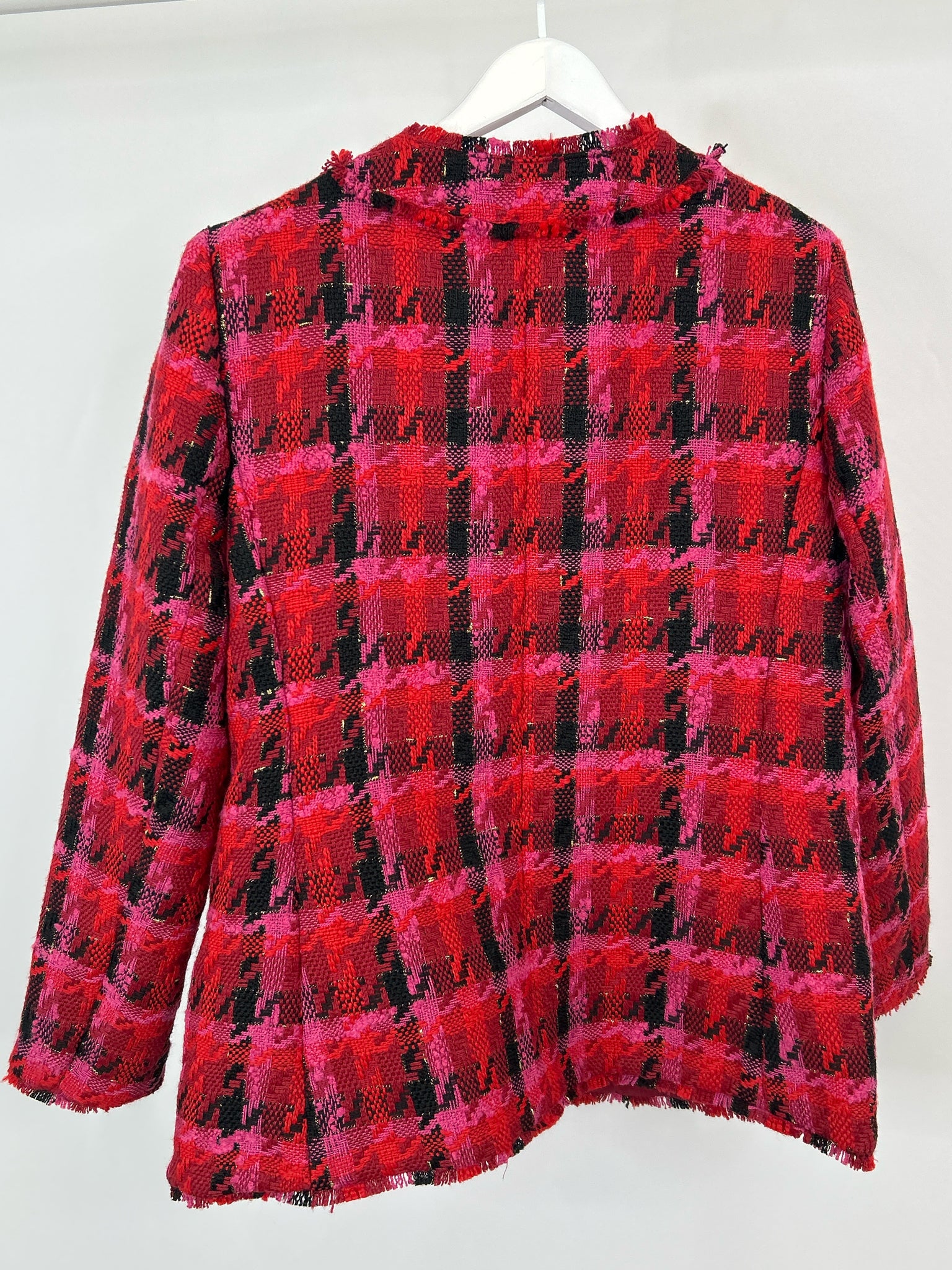 ANN TAYLOR NWT Size 14 RED AND PINK Women Jacket