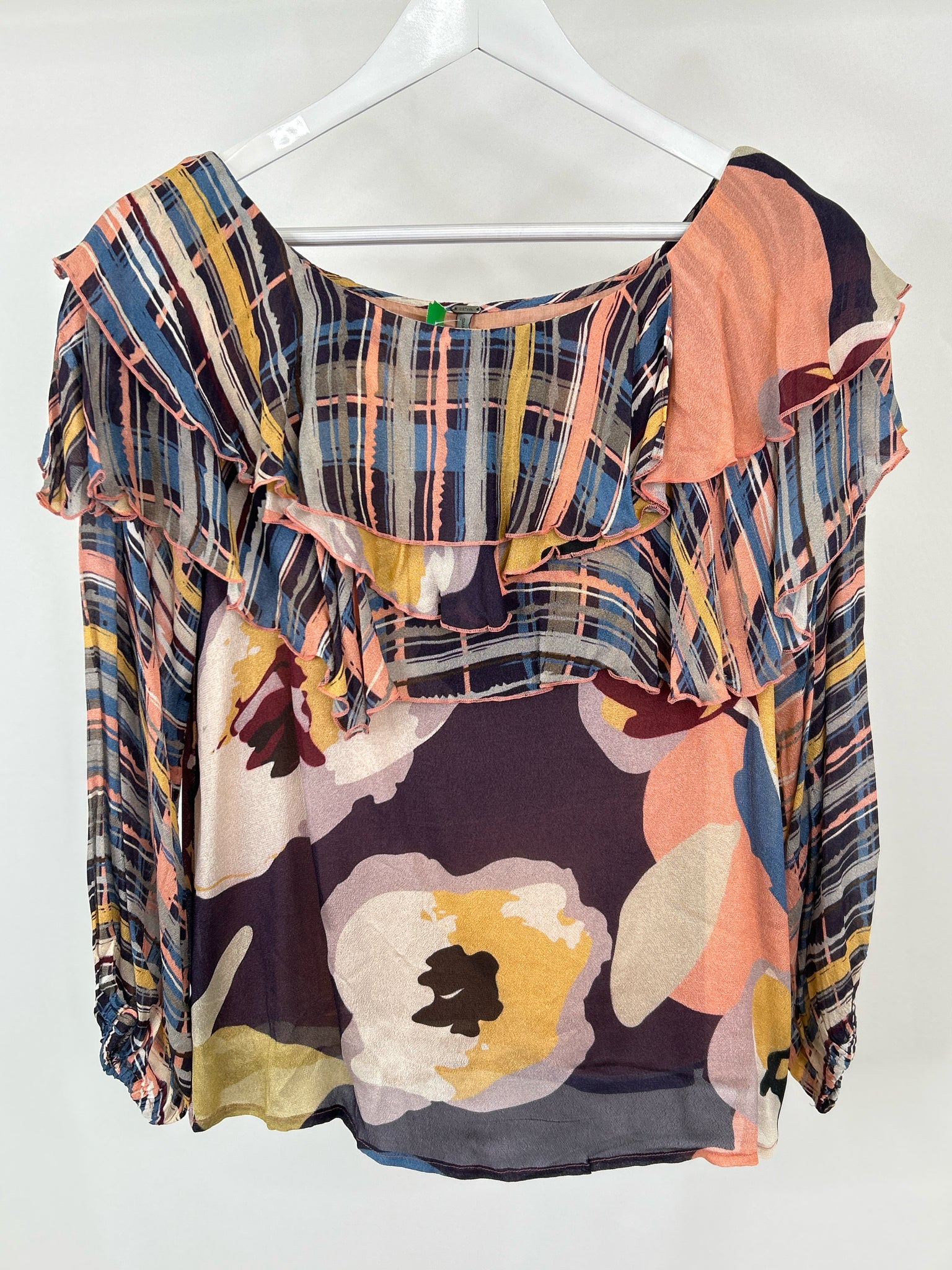BL^NK LONDON Size S Pink and Blue Women Top