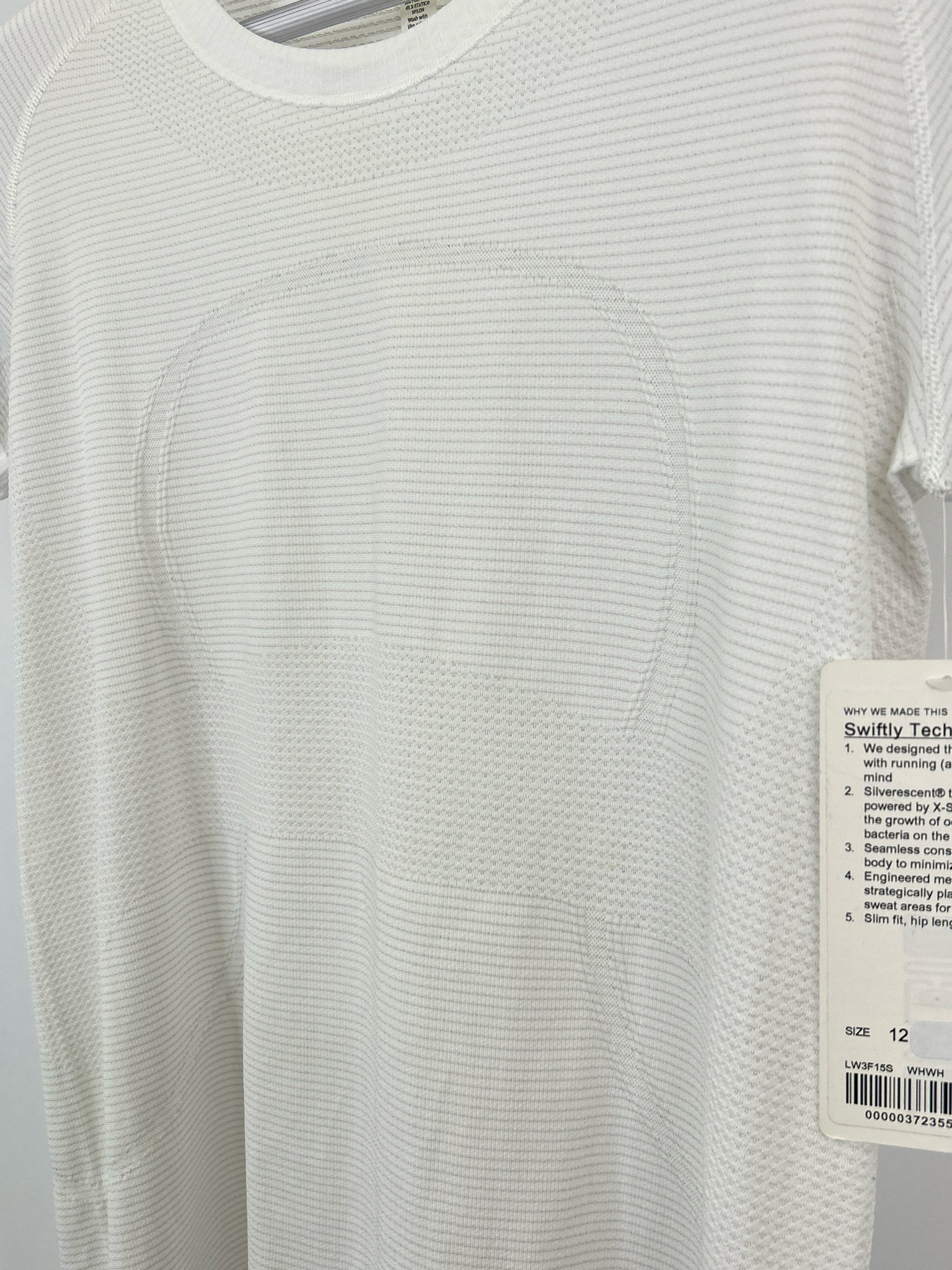 LULULEMON Size 12 White Women Top NWT