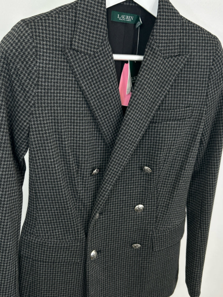 Lauren Ralph Lauren Women Size 4 Black & Grey Blazer