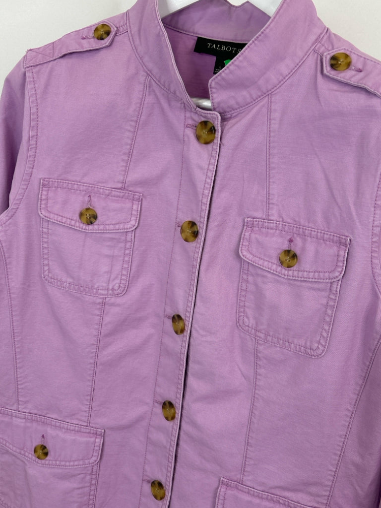 TALBOTS Size L Lavender Jacket