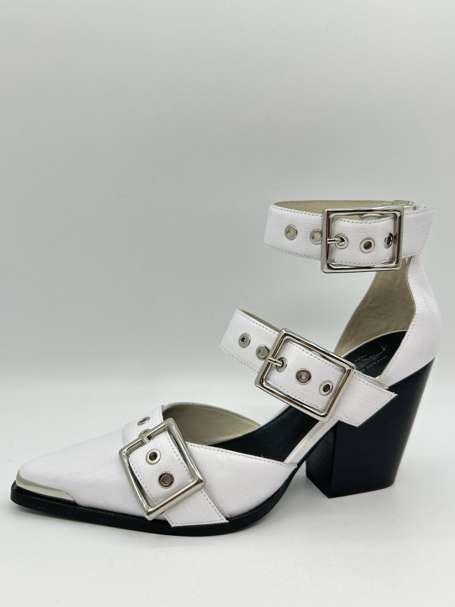 JEFFREY CAMPBELL for Free People Size 10 White Women Bootie Pumps