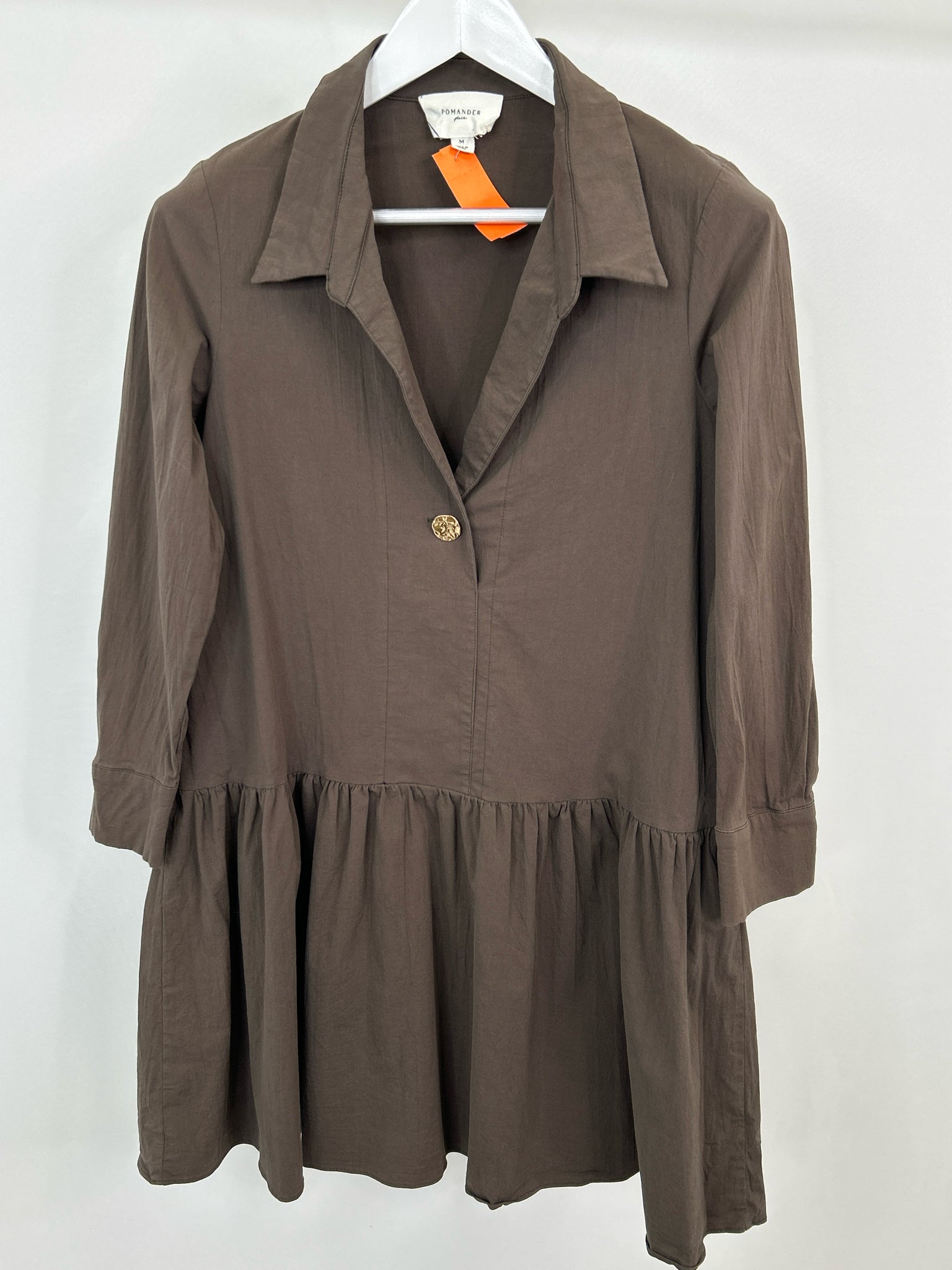 POMANDER PLACE Size M Brown Women Dress