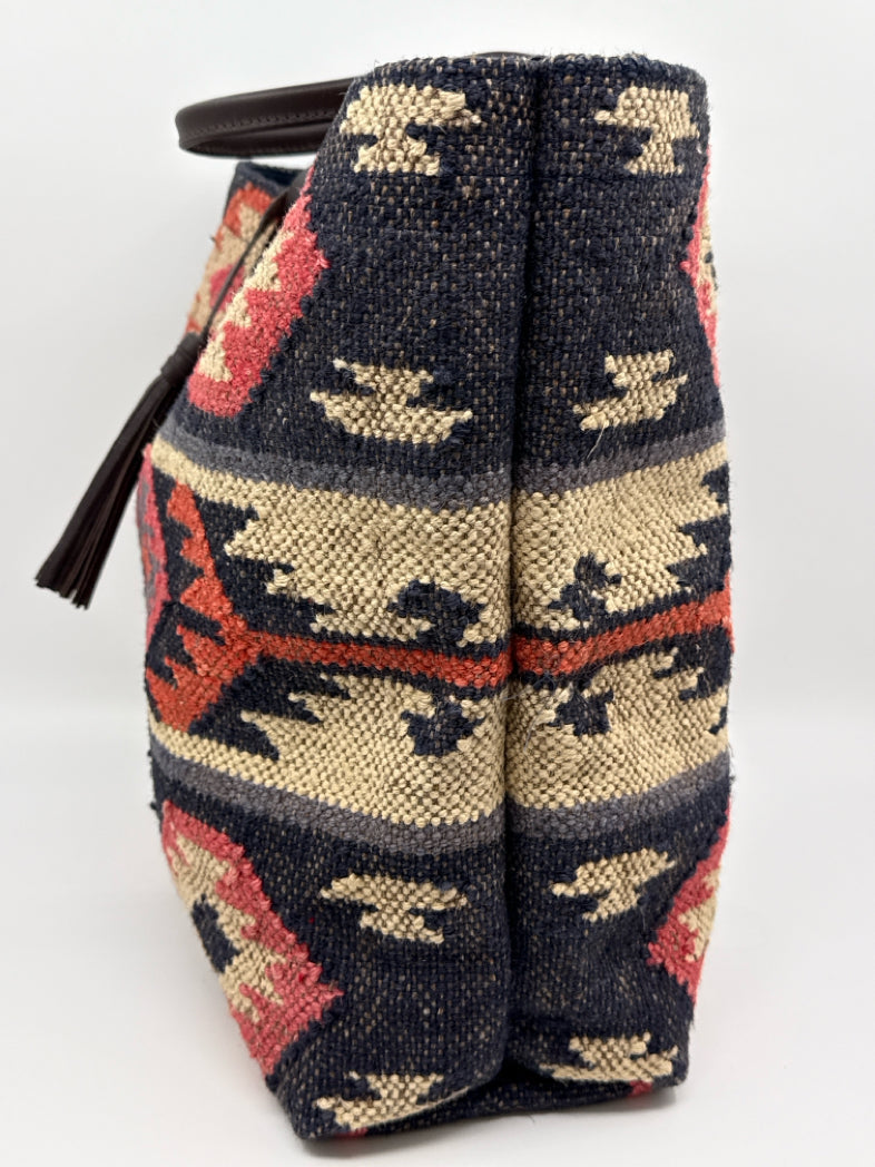 J. Jill Navy Print Women Tote