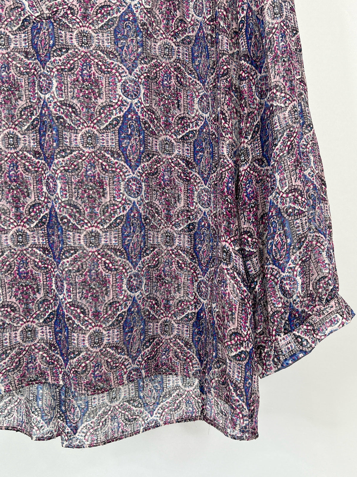 JOIE Size M Purple Print Women Top