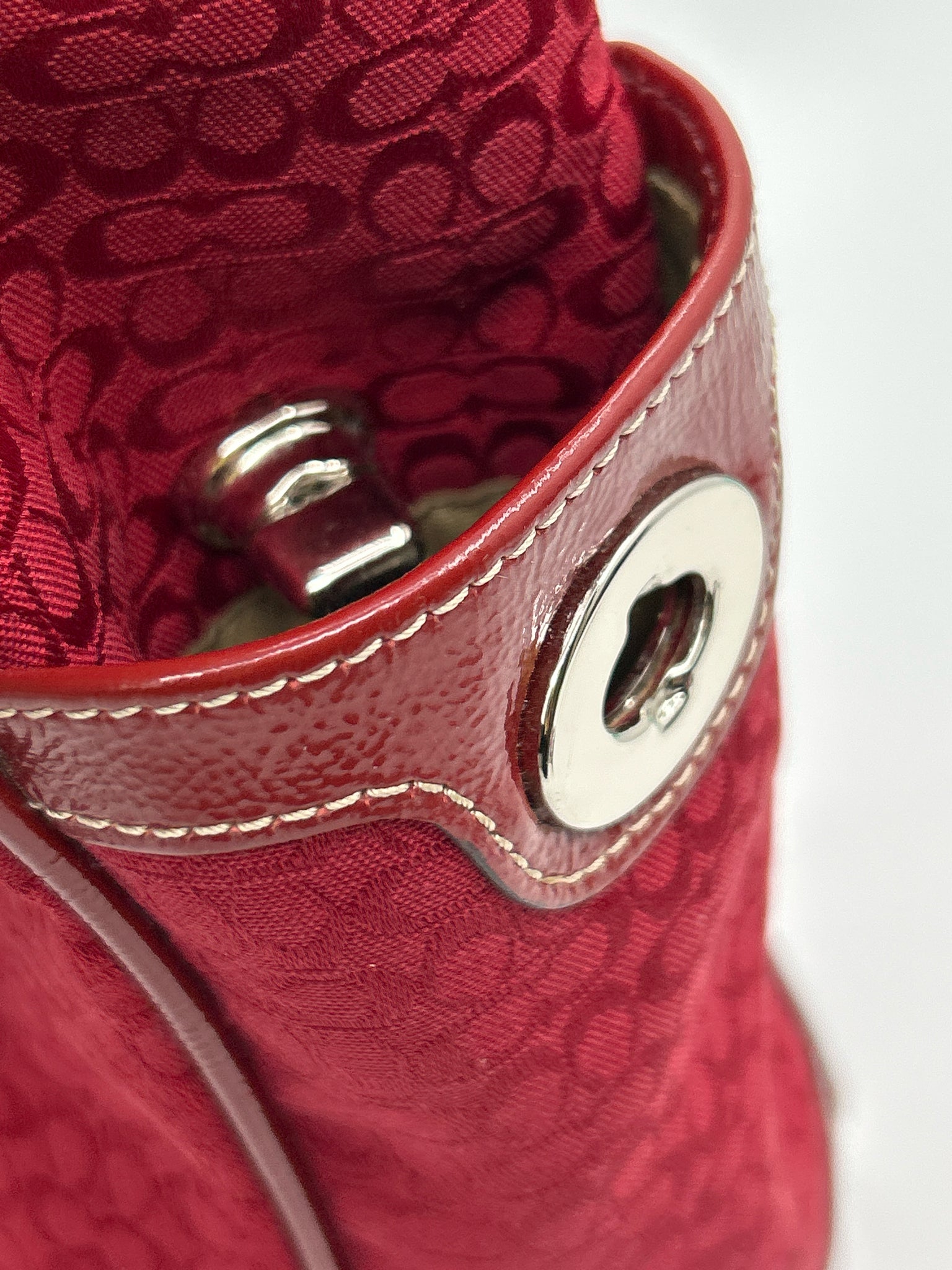 COACH Red Women Tote