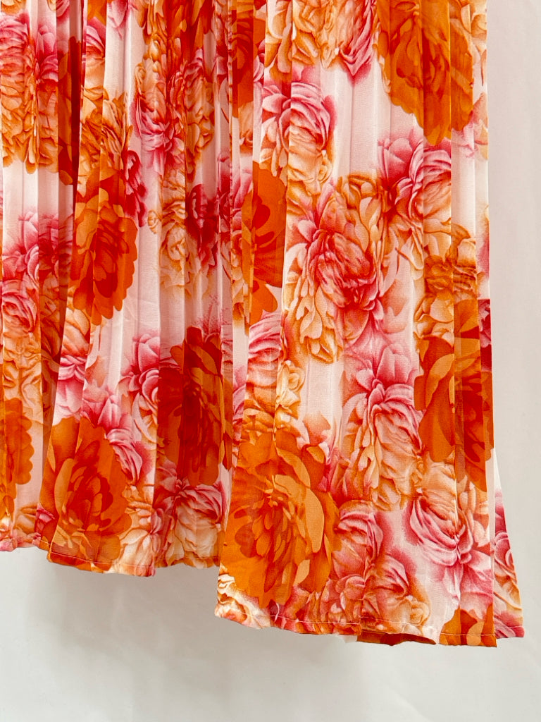 DALIA MACPHEE Size S ORANGE FLORAL Dress