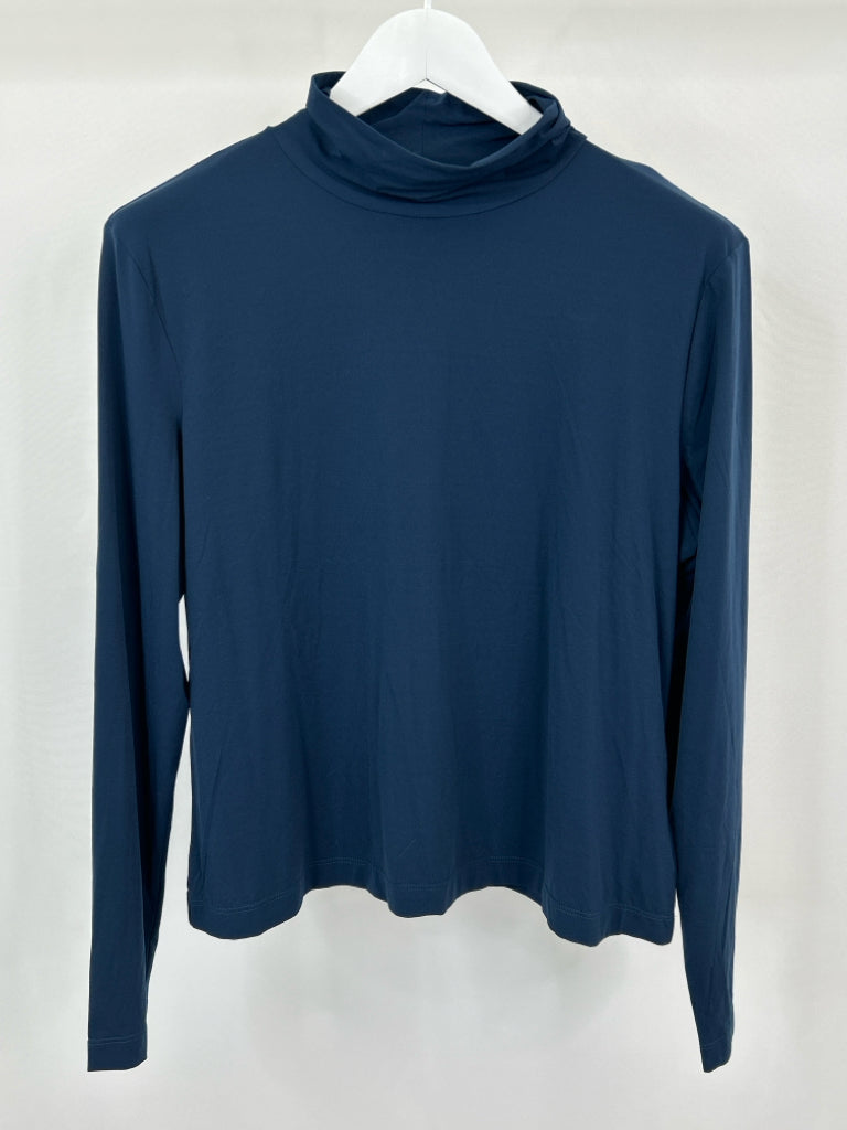 ST JOHN Women Size XL Lapis Turtleneck