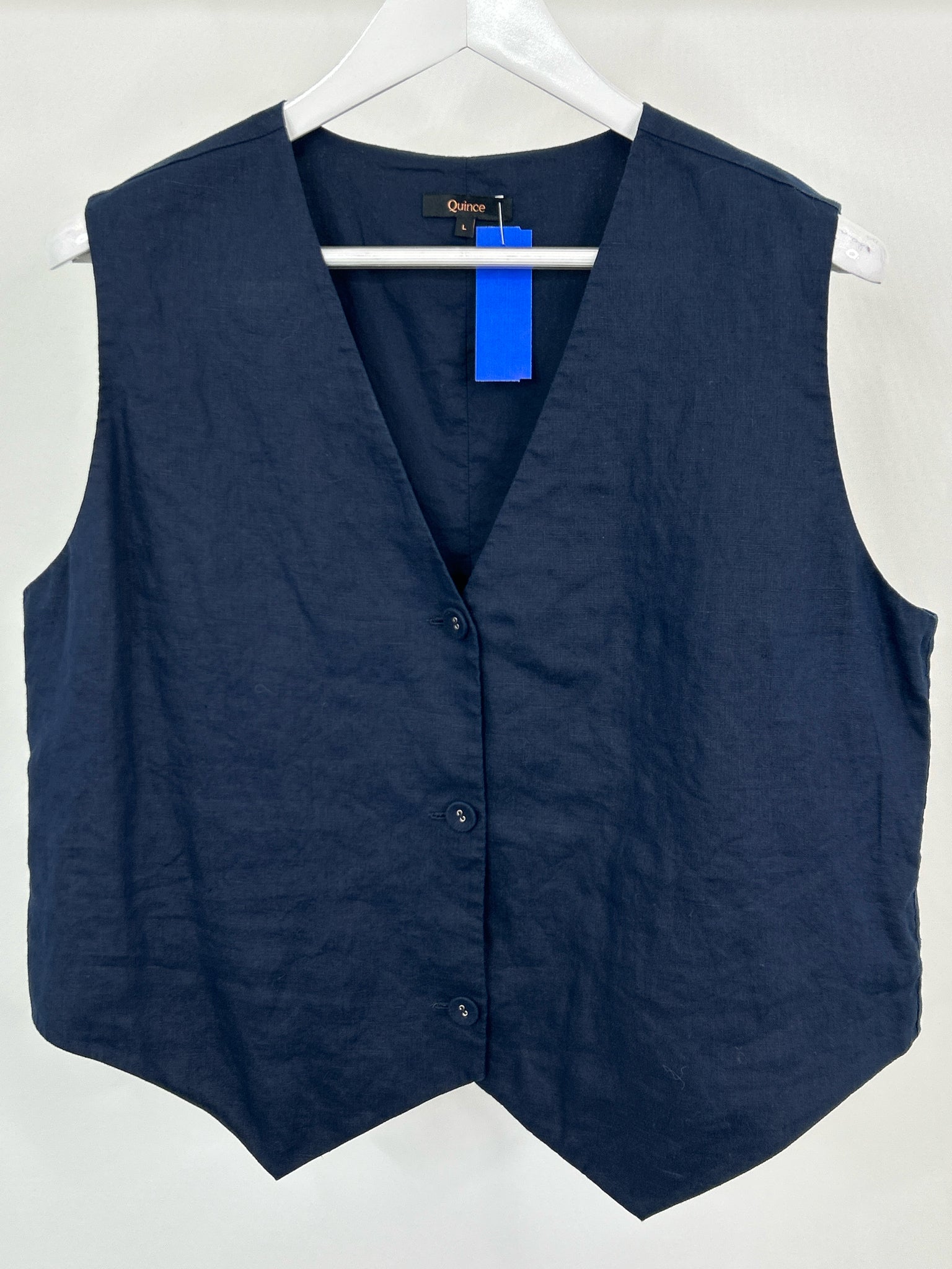 QUINCE Size L Navy Women Top