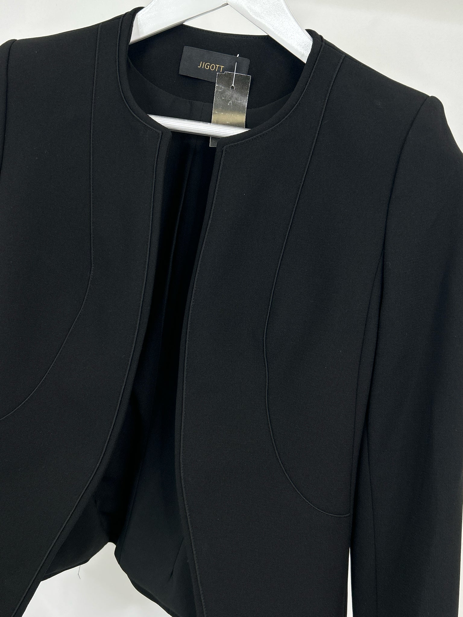 JIGOTT Size S Black Women Blazer