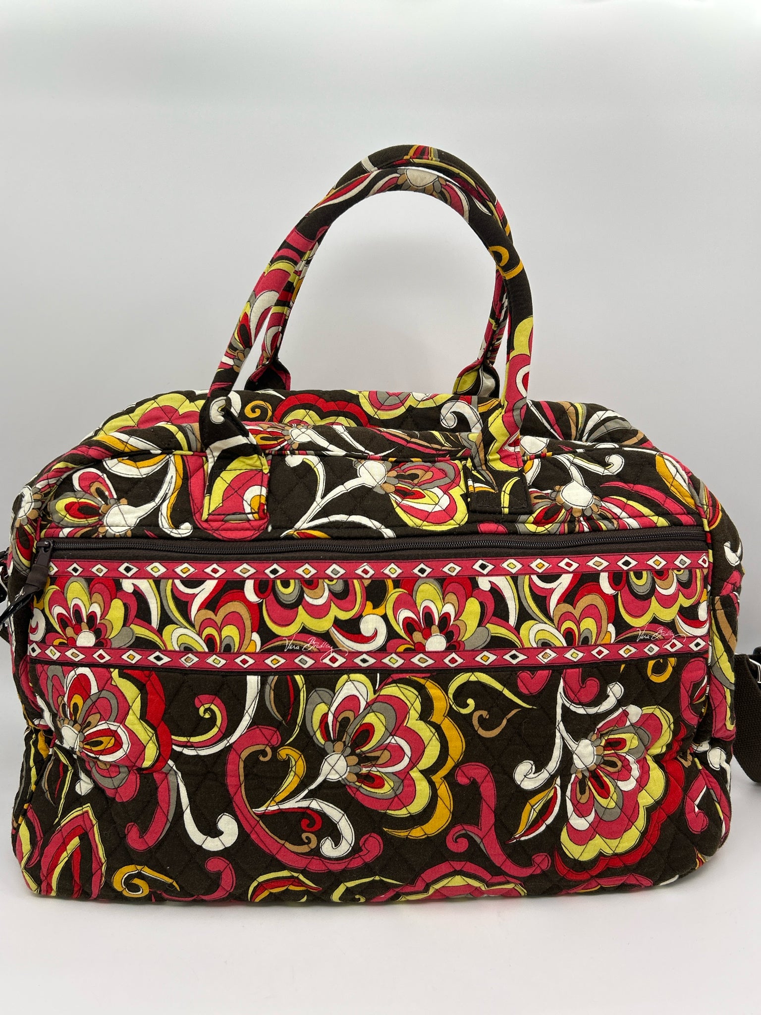 VERA BRADLEY BROWN AND PINK Luggage