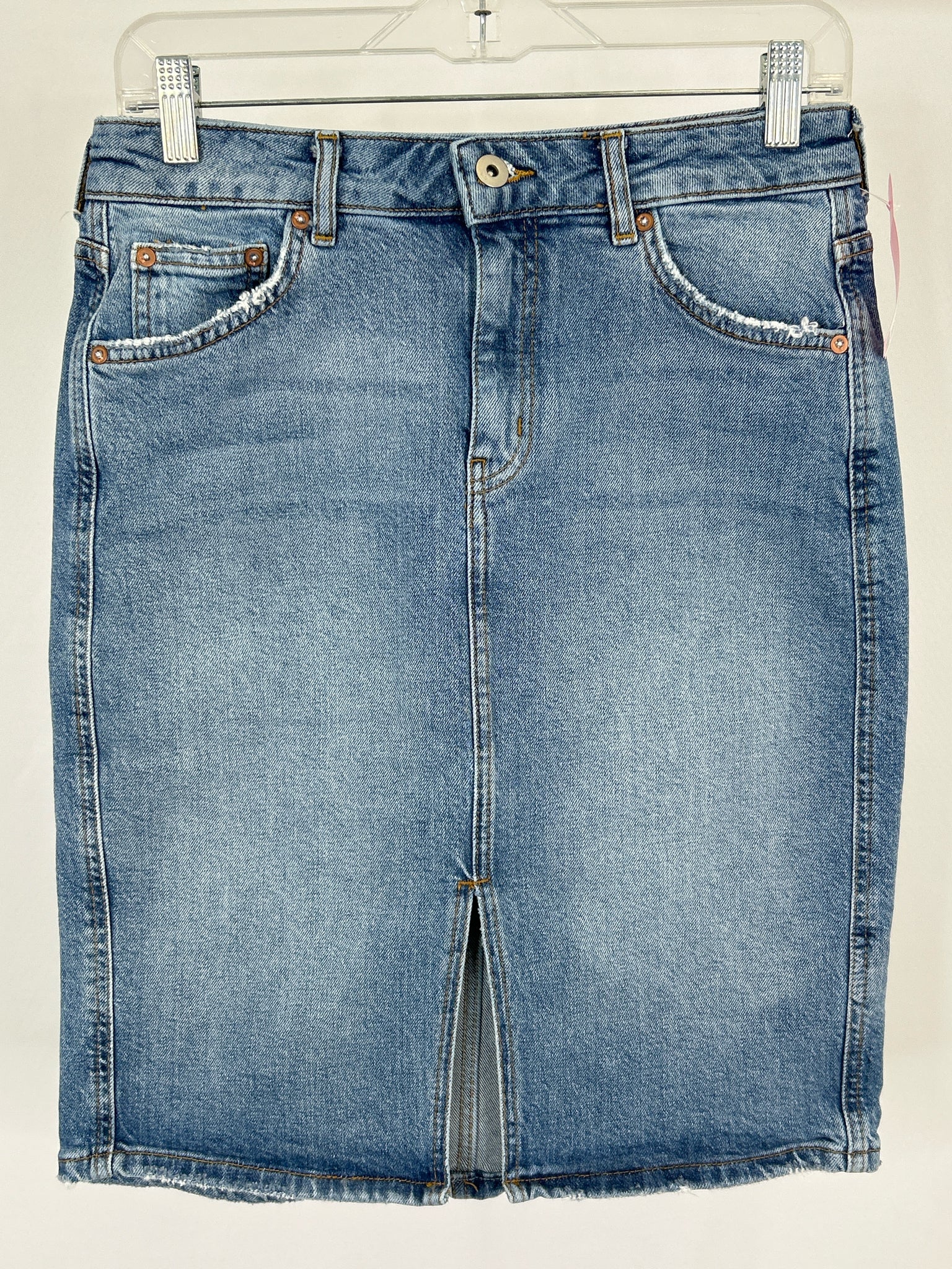 PILCRO AND THE LETTERPRESS Size 6 BLUE DENIM Women Skirt