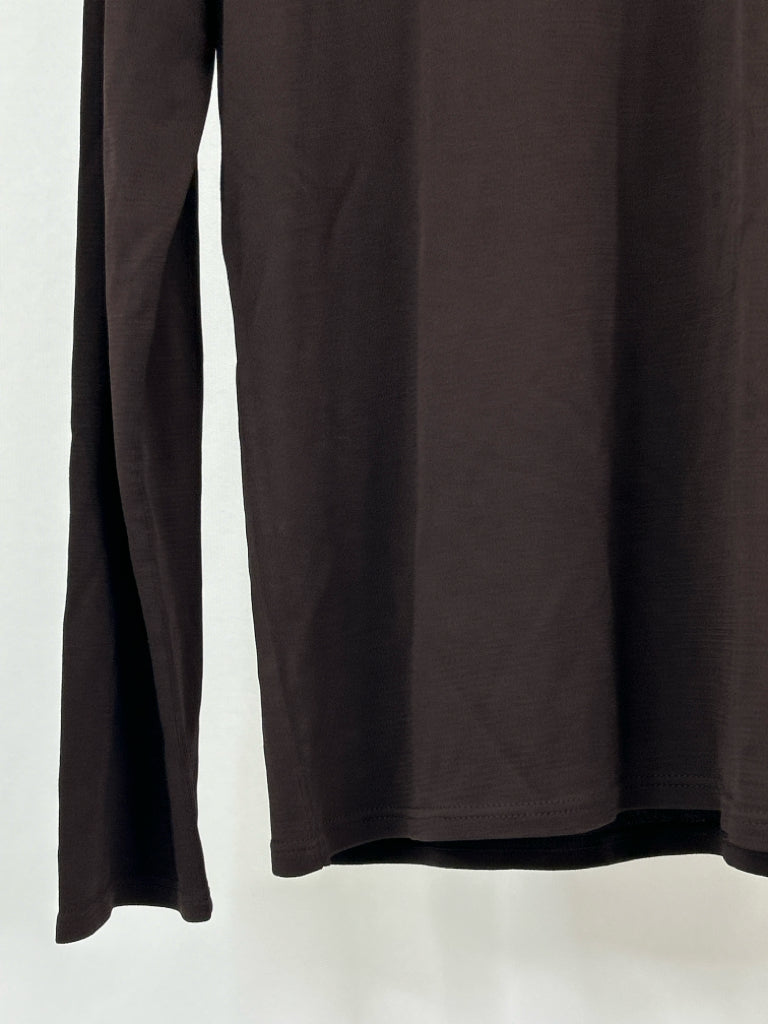 EILEEN FISHER Women Size L Brown Turtleneck