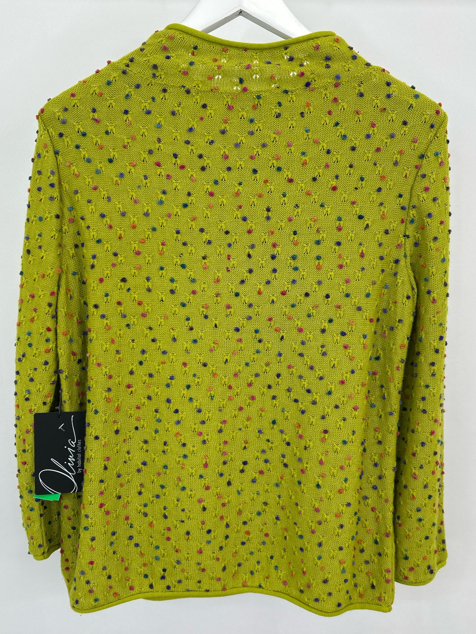 OLIVIA BY HABITAT CLOTHES Size S Green Women Sweater