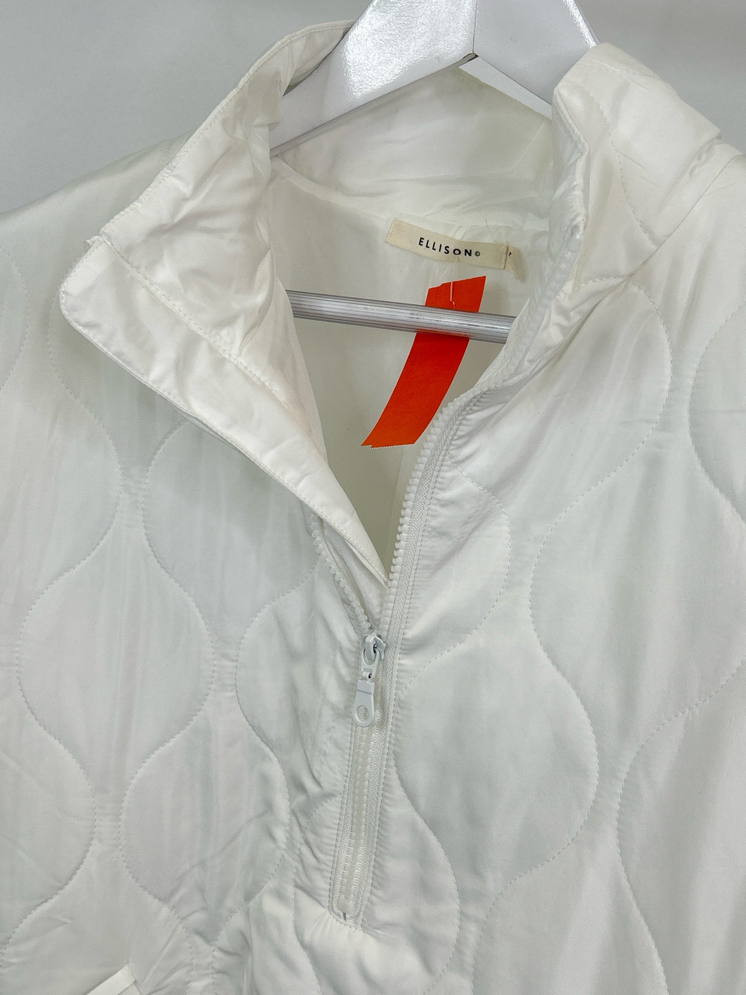 ELLISON Size M White Women Poncho
