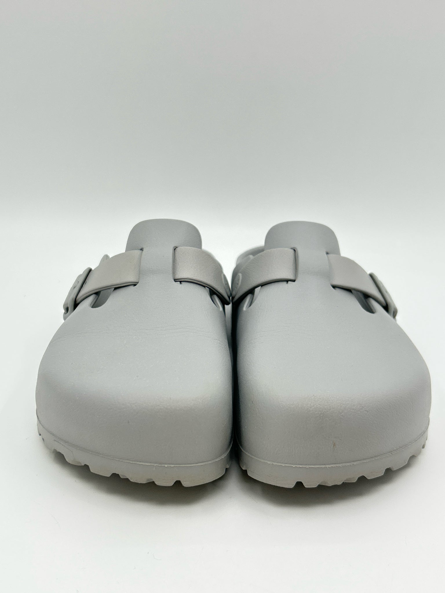 BIRKENSTOCK Size 38 Grey Women Sandal