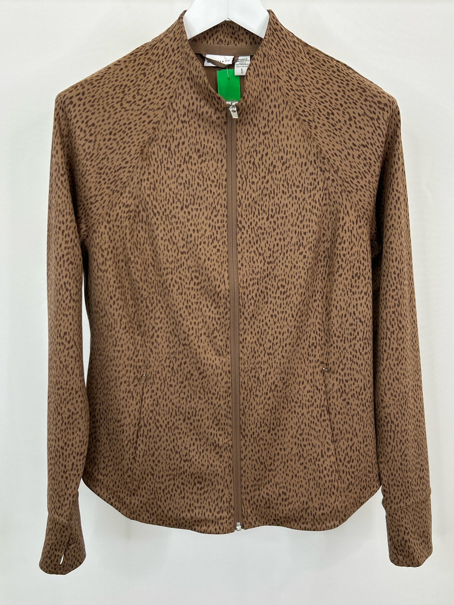 ATHLETA Size L BEIGE AND BROWN Women Jacket