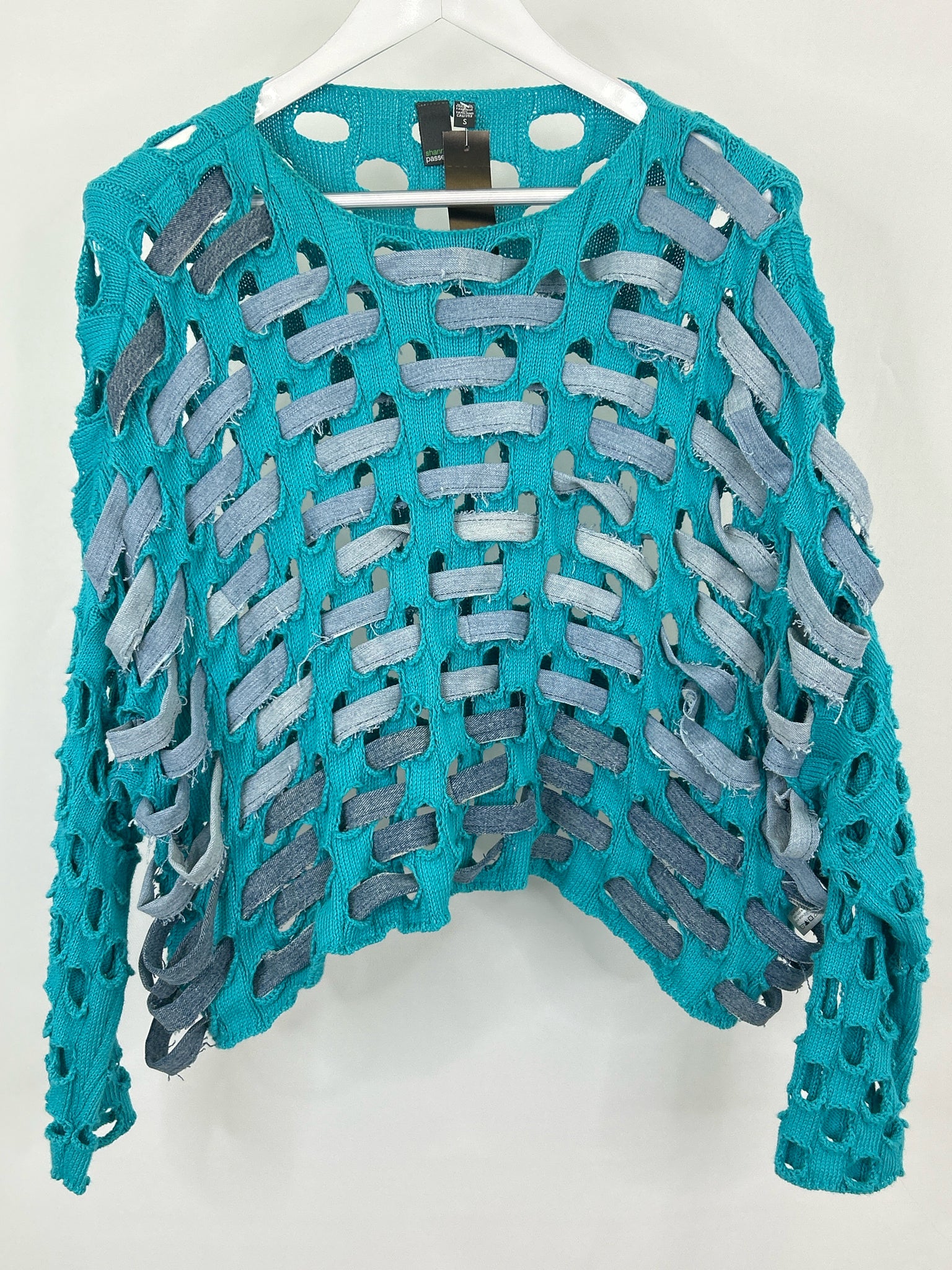 Shannon Passero Size S AQUA Women Sweater