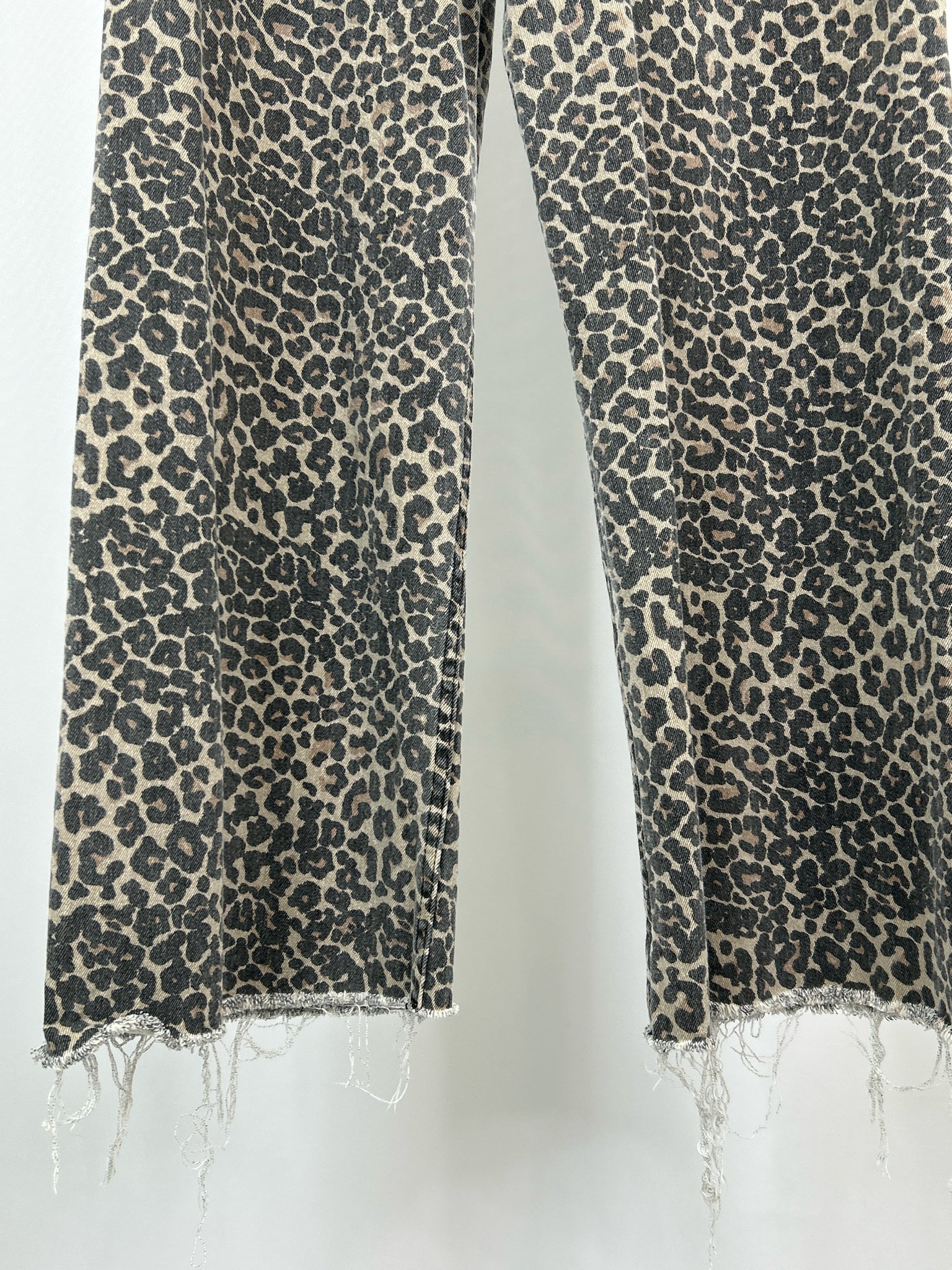 Miou Muse Size L BEIGE AND BLACK Women jeans