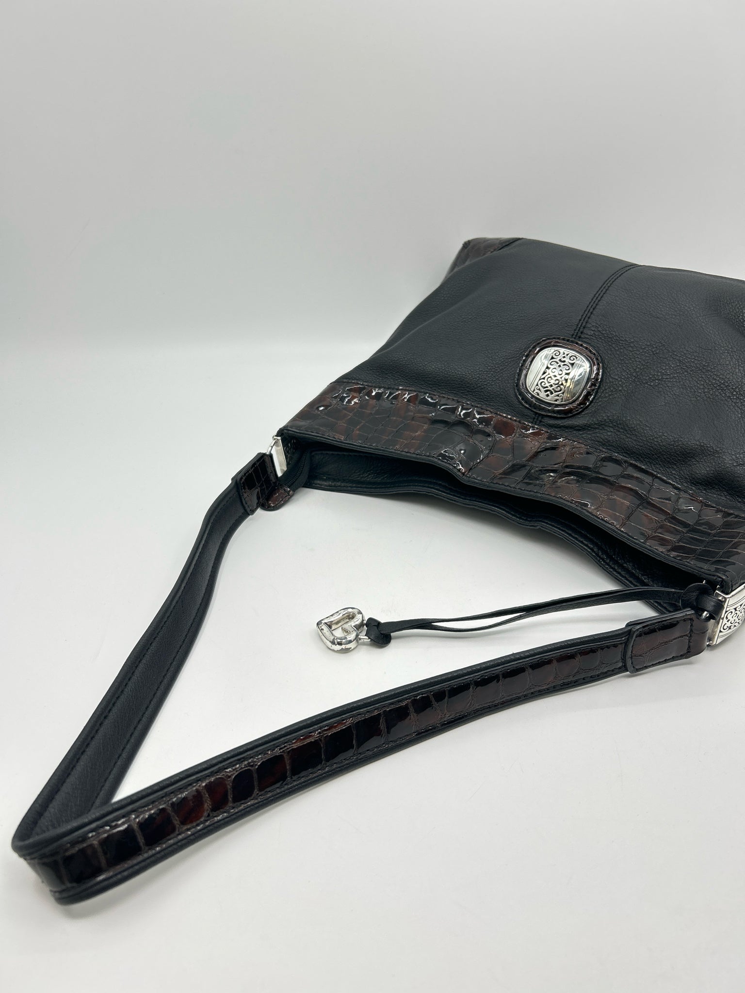 BRIGHTON black and brown Women Purse