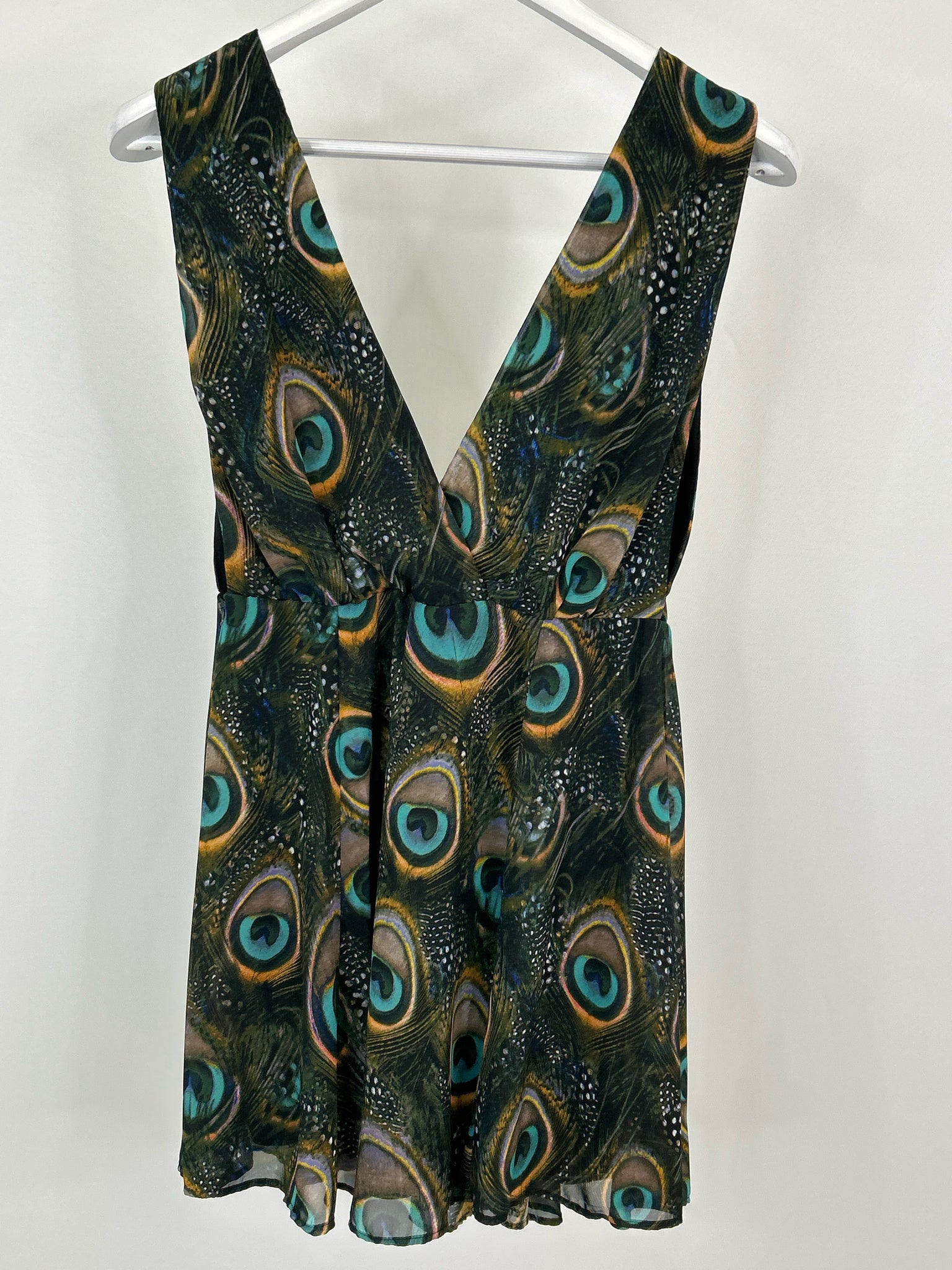 SHOW ME YOUR MUMU NWT Size M Green Print Women Dress