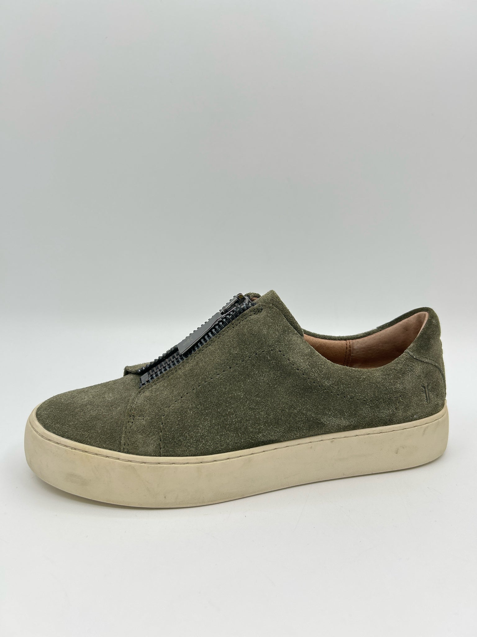 FRYE Size 7.5M OLIVE Women Sneakers