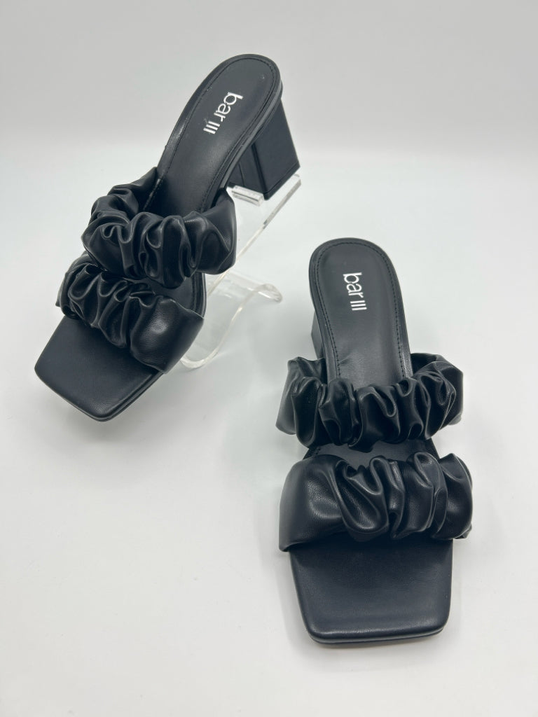 Bar III Size 8.5M Black Women's Sandal