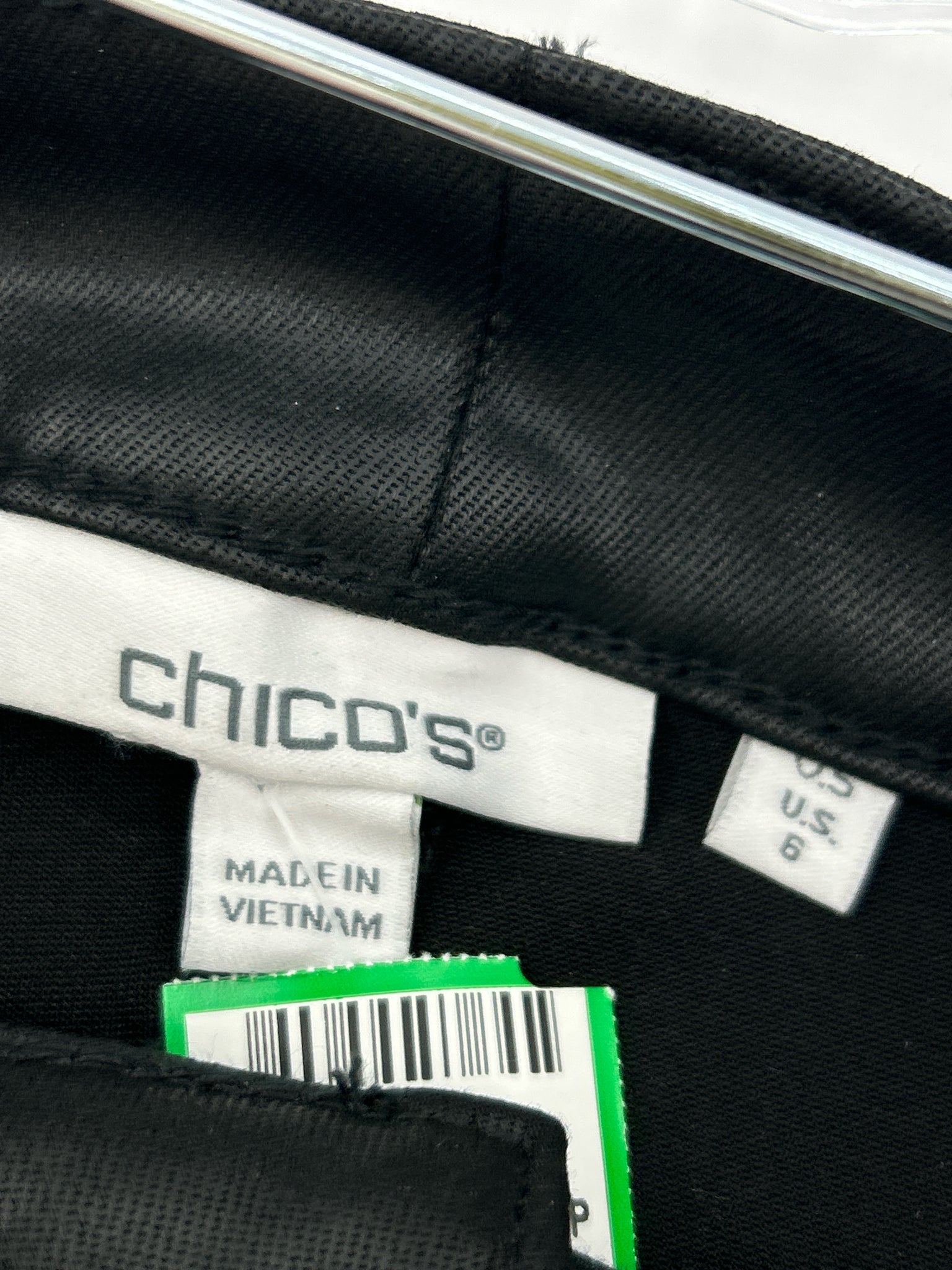 CHICO'S Size 6 Black Women jeans