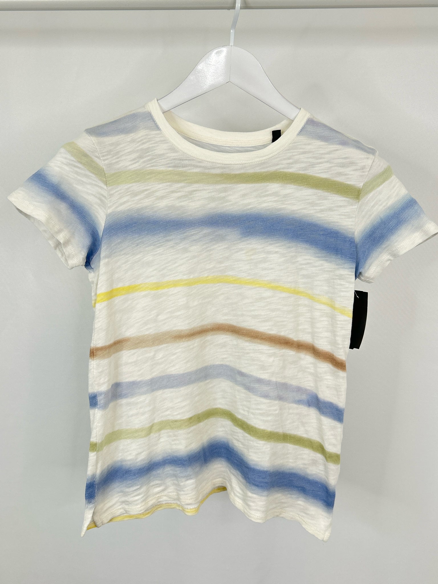 ATM Size XS Blue Striped Women T-shirt