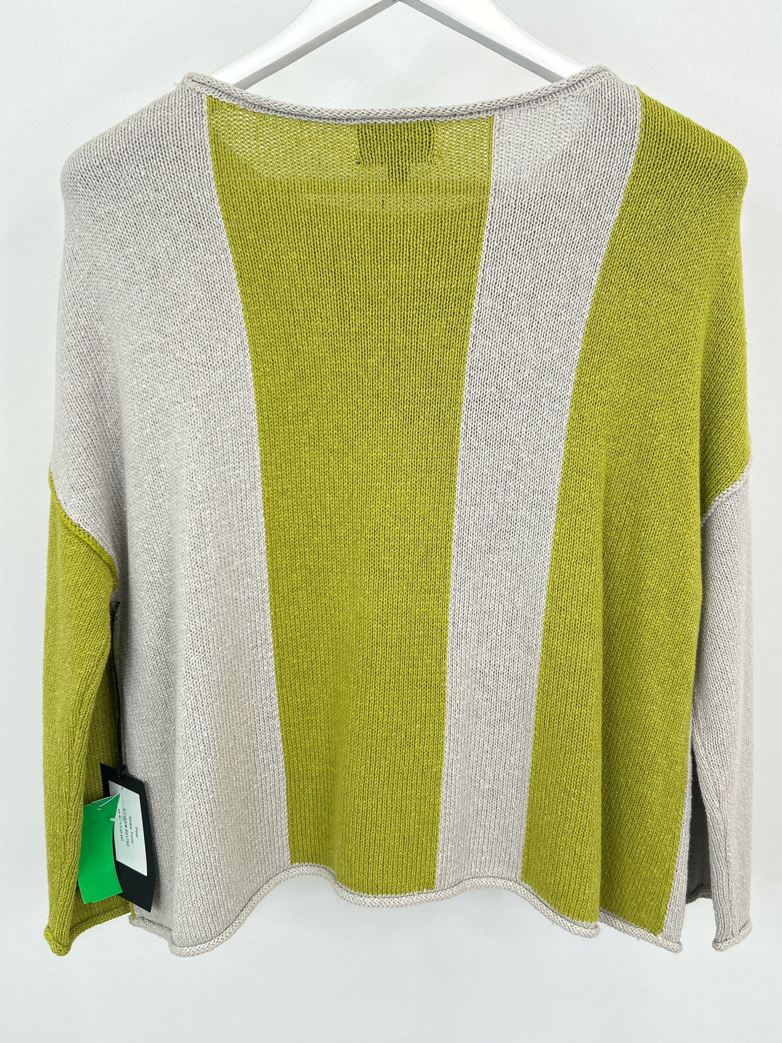 OLIVIA BY HABITAT CLOTHES Size S Green and Gray Women Sweater