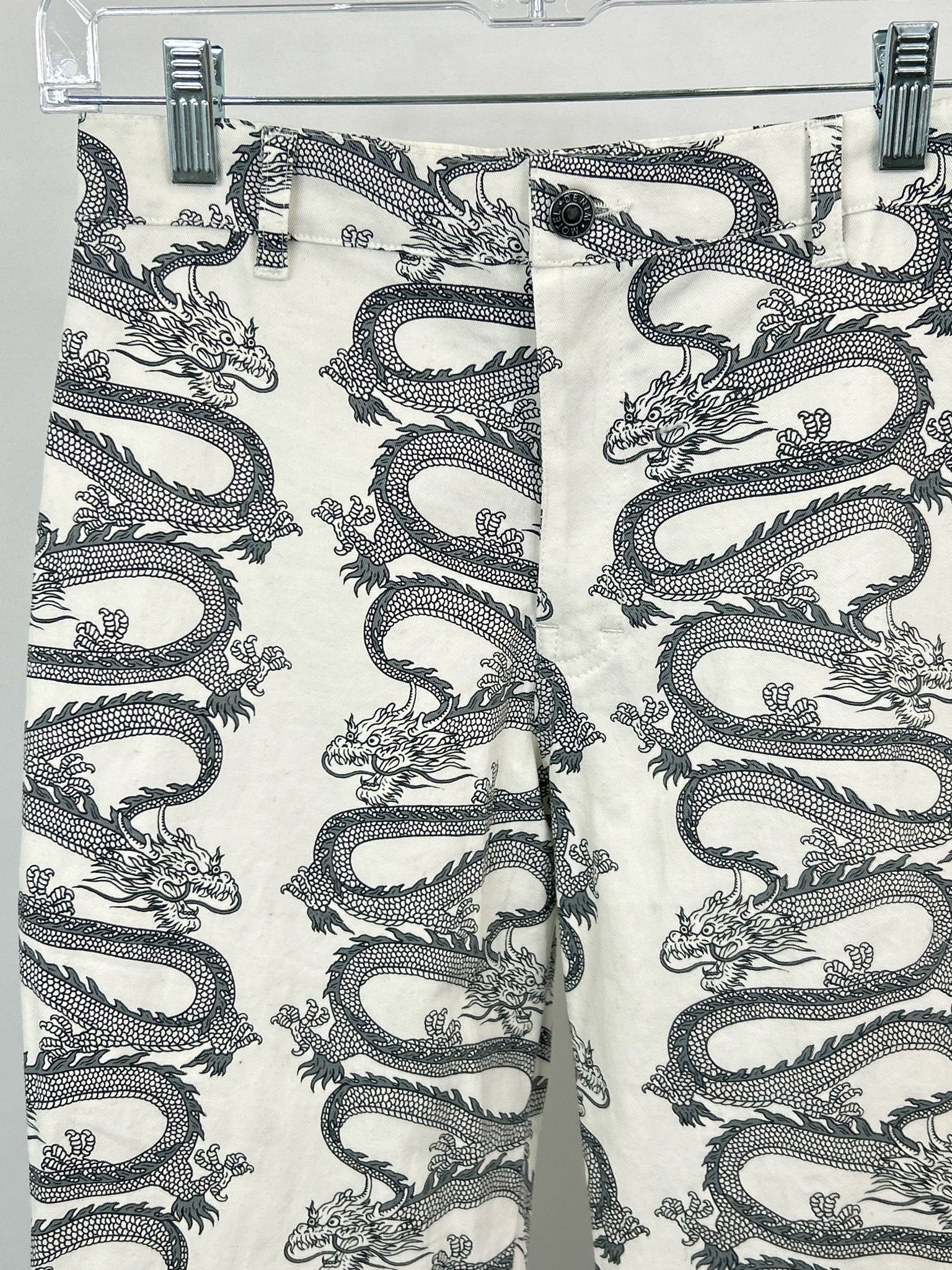 MOTEL Size XS White Print Women Pants