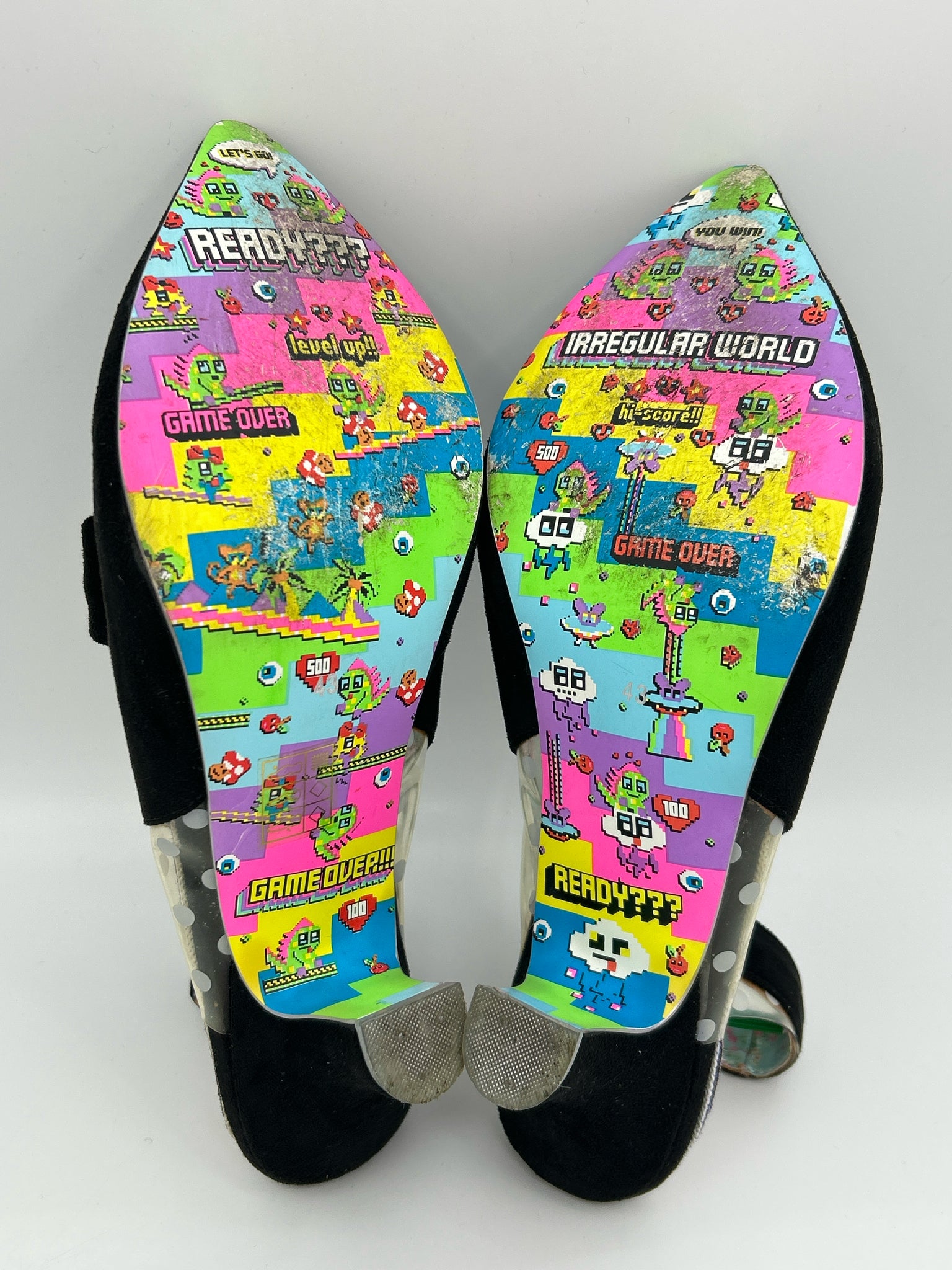 IRREGULAR CHOICE Size 43 Black Women Pumps