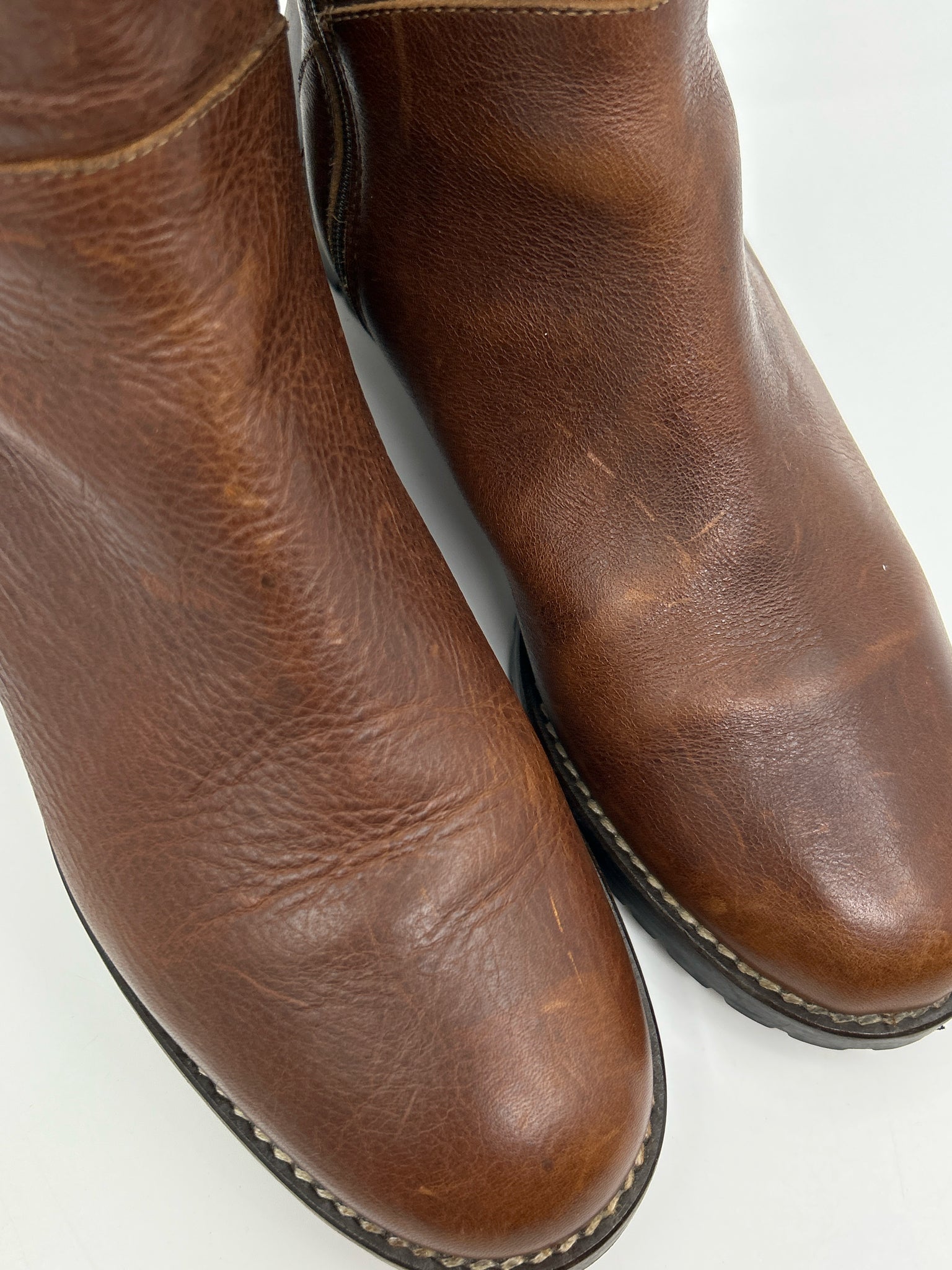 FABIANELLI Size 39 Brown Women Boots