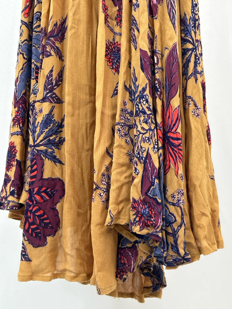 FREE PEOPLE Size XS Mustard Women's Dress NWT