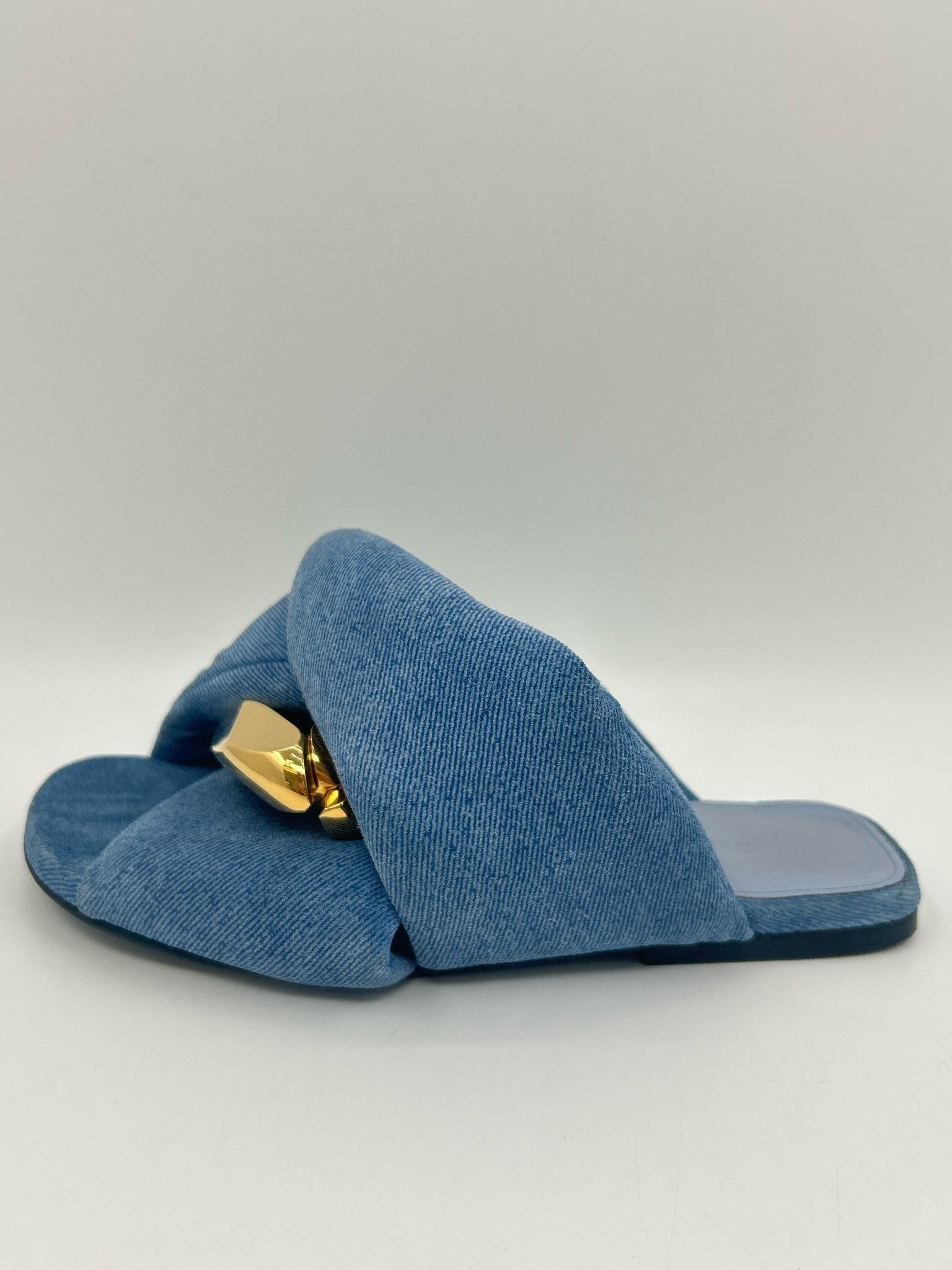 JW ANDERSON Size 38 BLUE DENIM Women Sandal