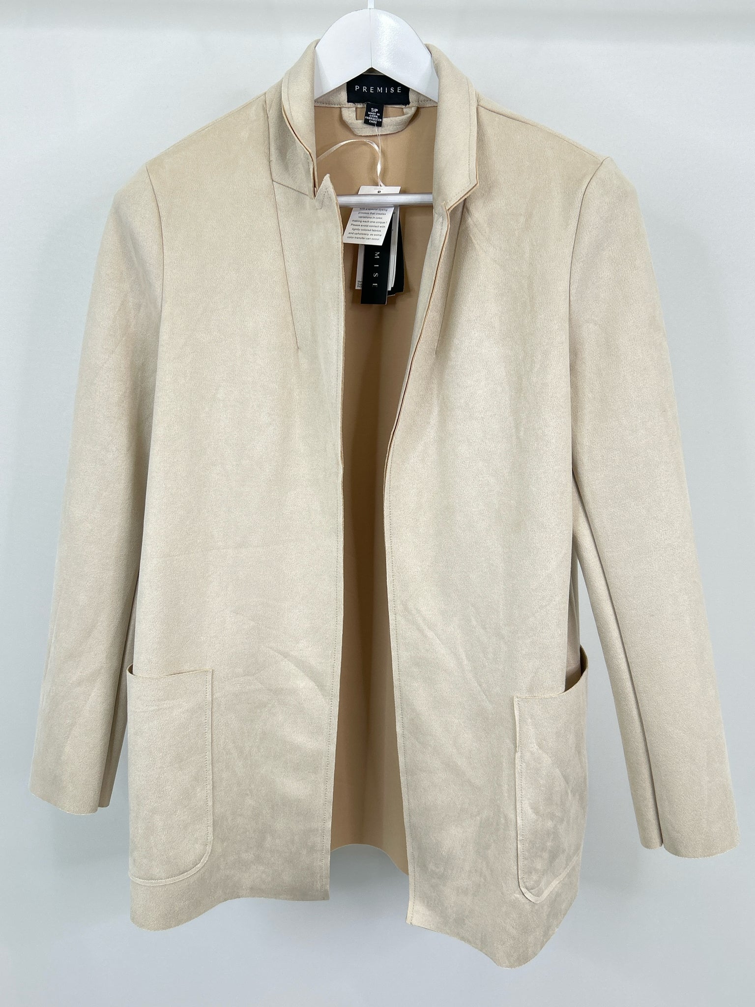 PREMISE NWT Size S SAND Women Jacket